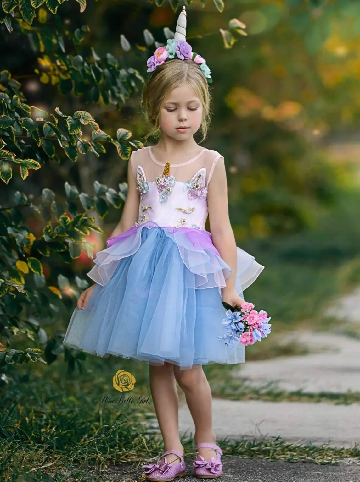 Sweet Unicorn Magic Party Tutu Dress Costume - Image 5