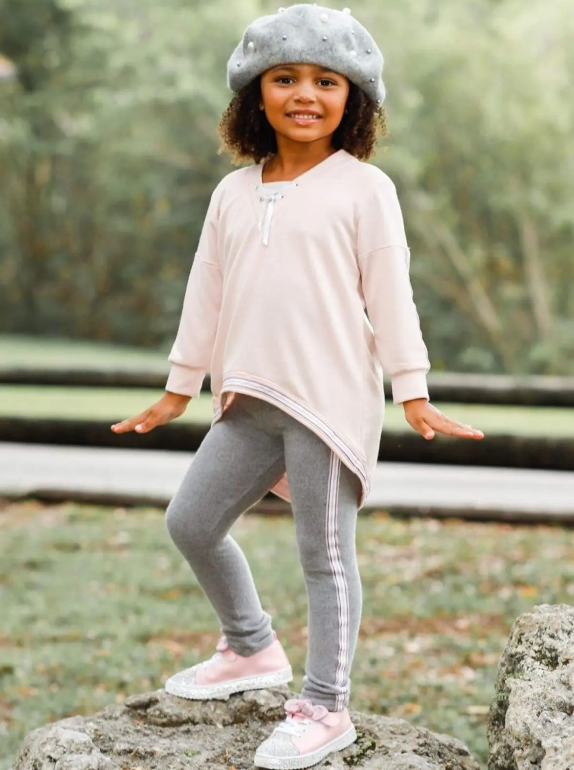 Little Love Hi-Lo Jogger Set - Image 4