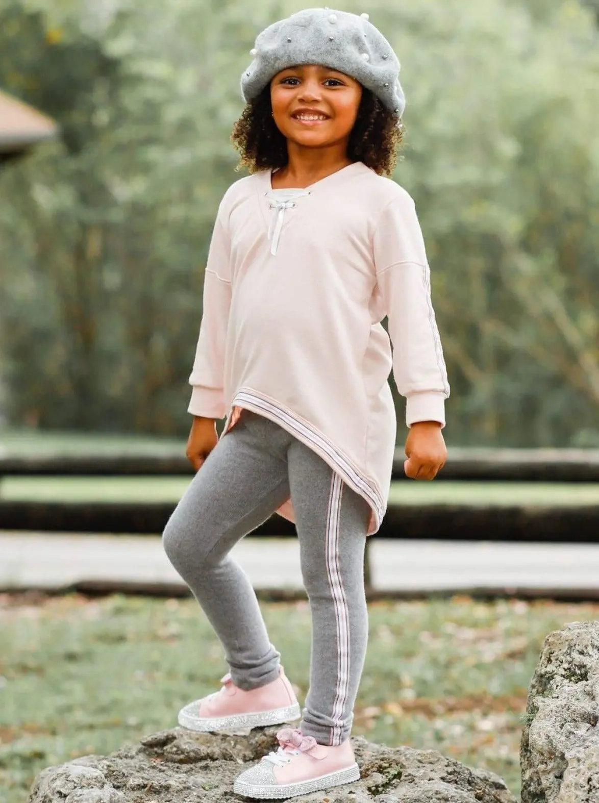 Little Love Hi-Lo Jogger Set - Image 7