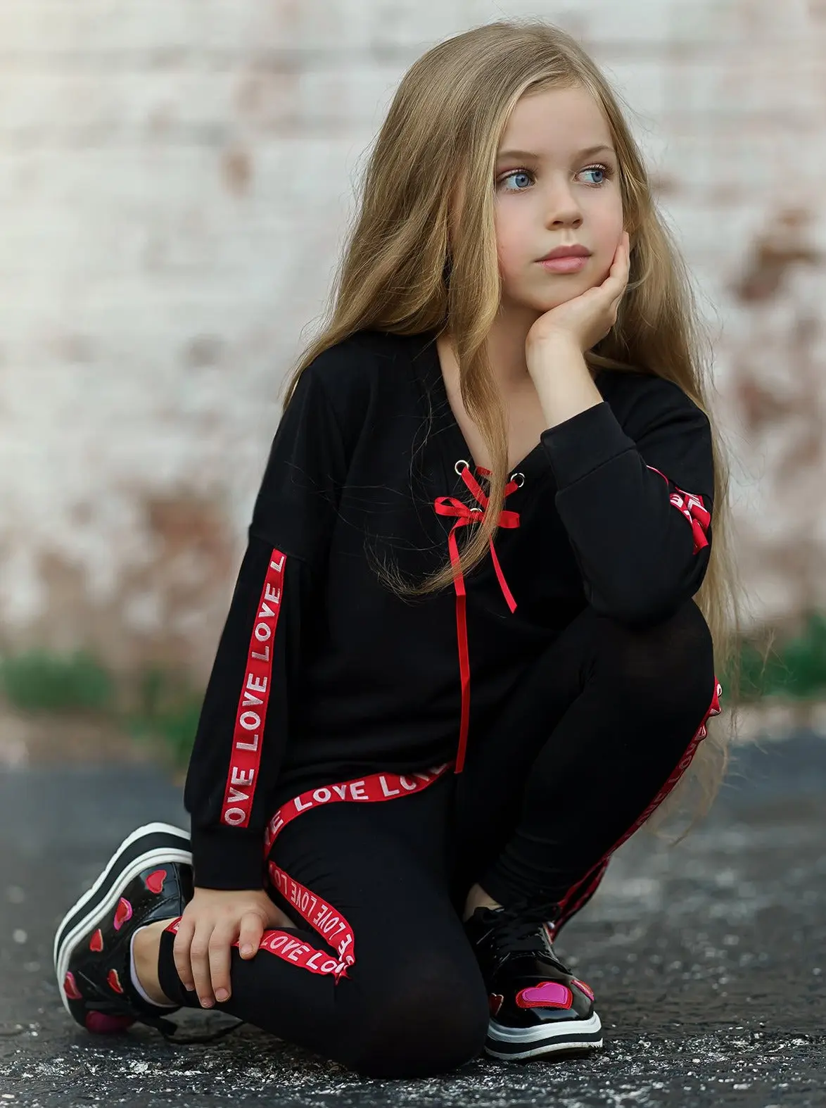 Little Love Hi-Lo Jogger Set - Image 8