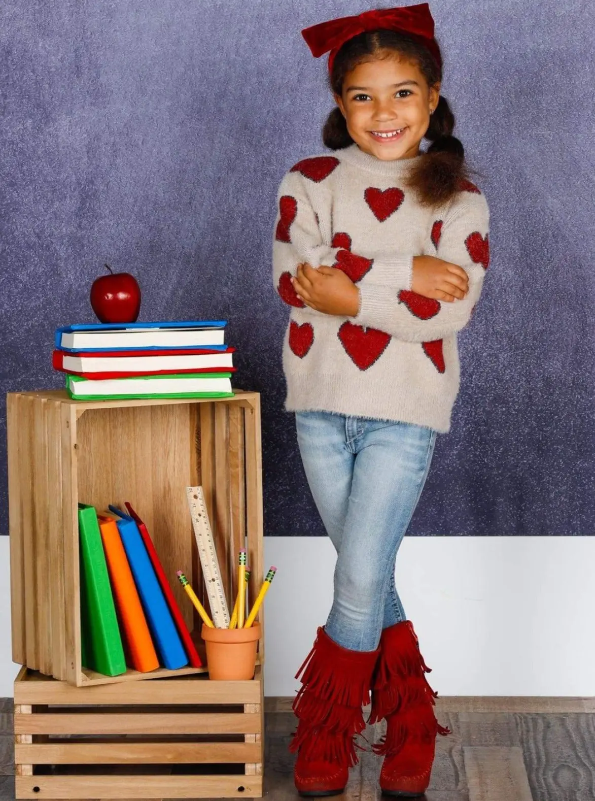 Lovey Dovey Heart Sweater - Image 3