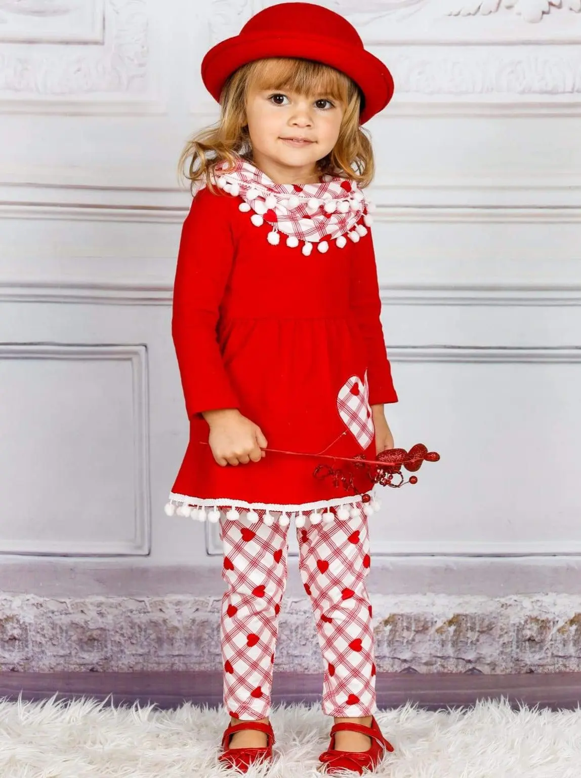 Cupid's Helper Tunic, Scarf and Legging Set - Image 2