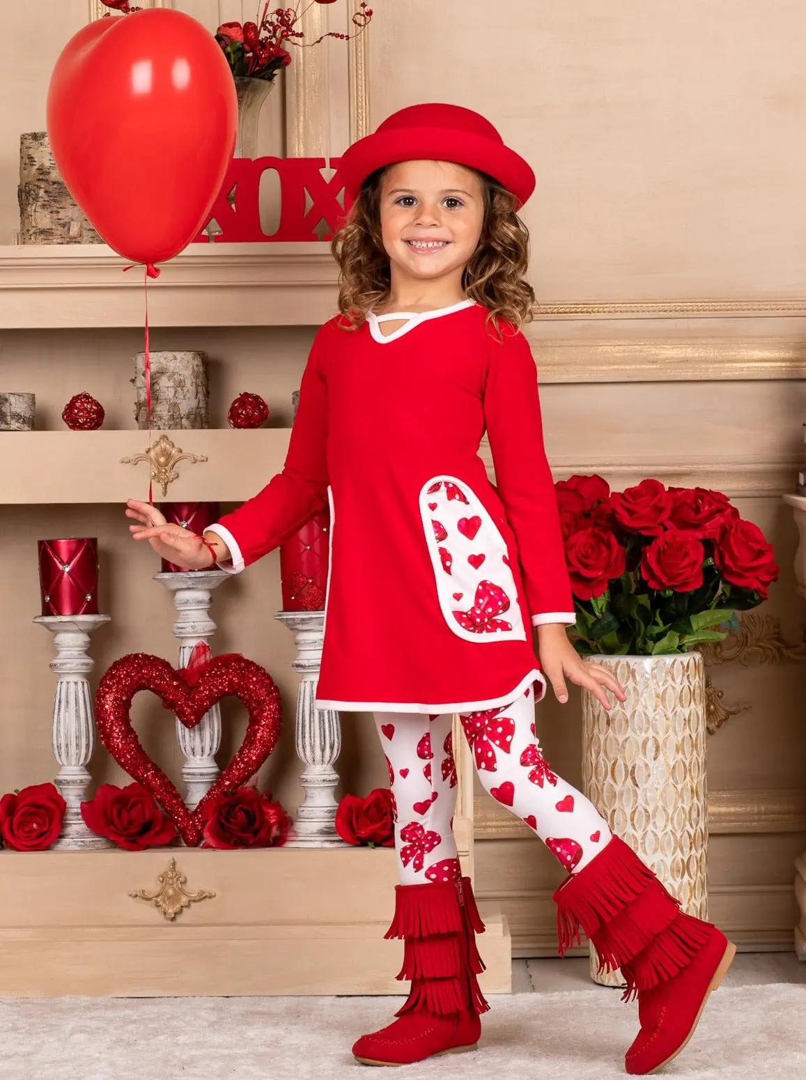 Lover Girl Pocket Tunic and Legging Set - Image 3