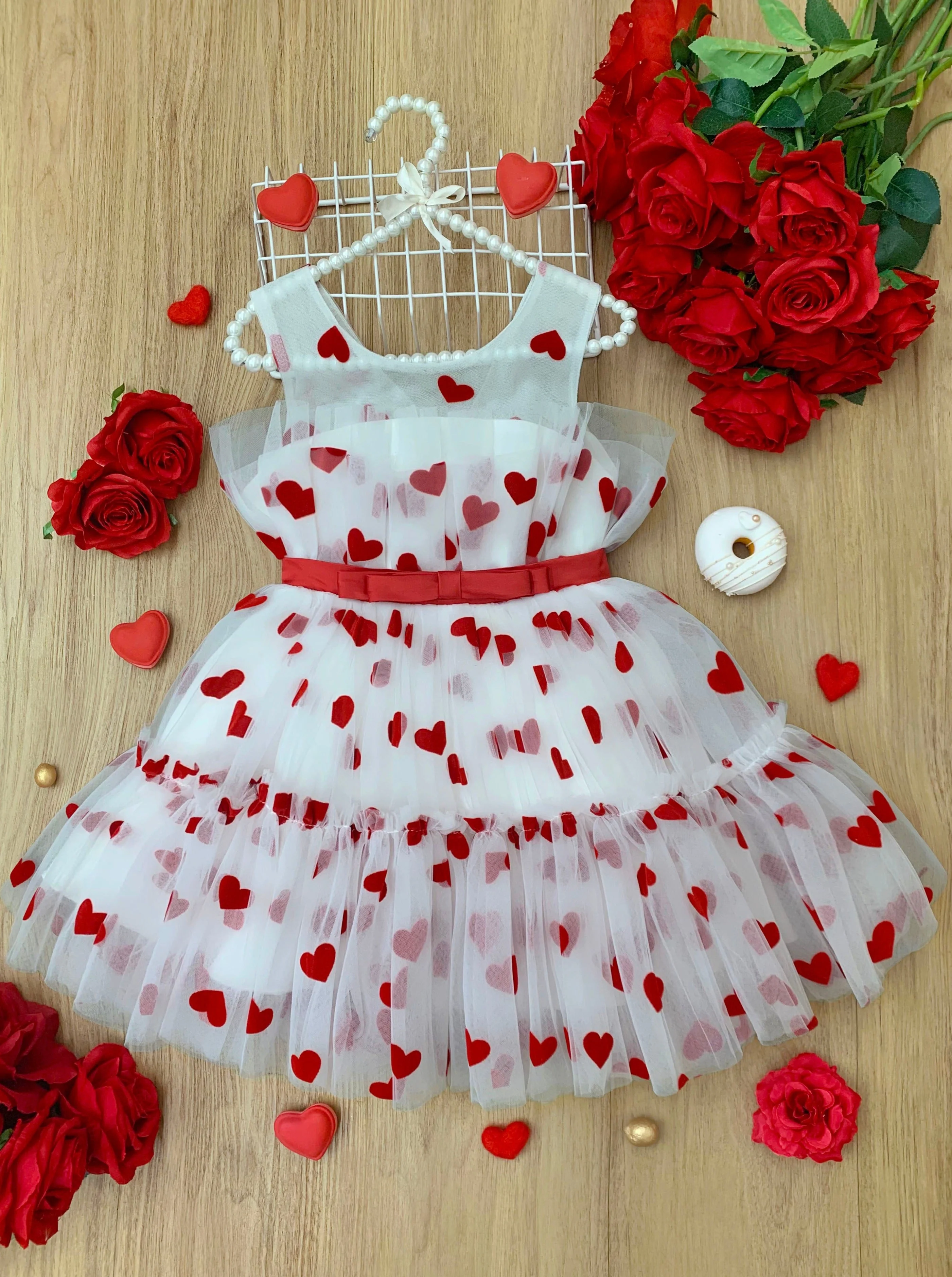 Kisses And Cuddles Fanned Tulle Dress - Image 3