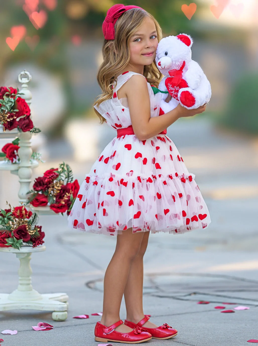 Kisses And Cuddles Fanned Tulle Dress - Image 5