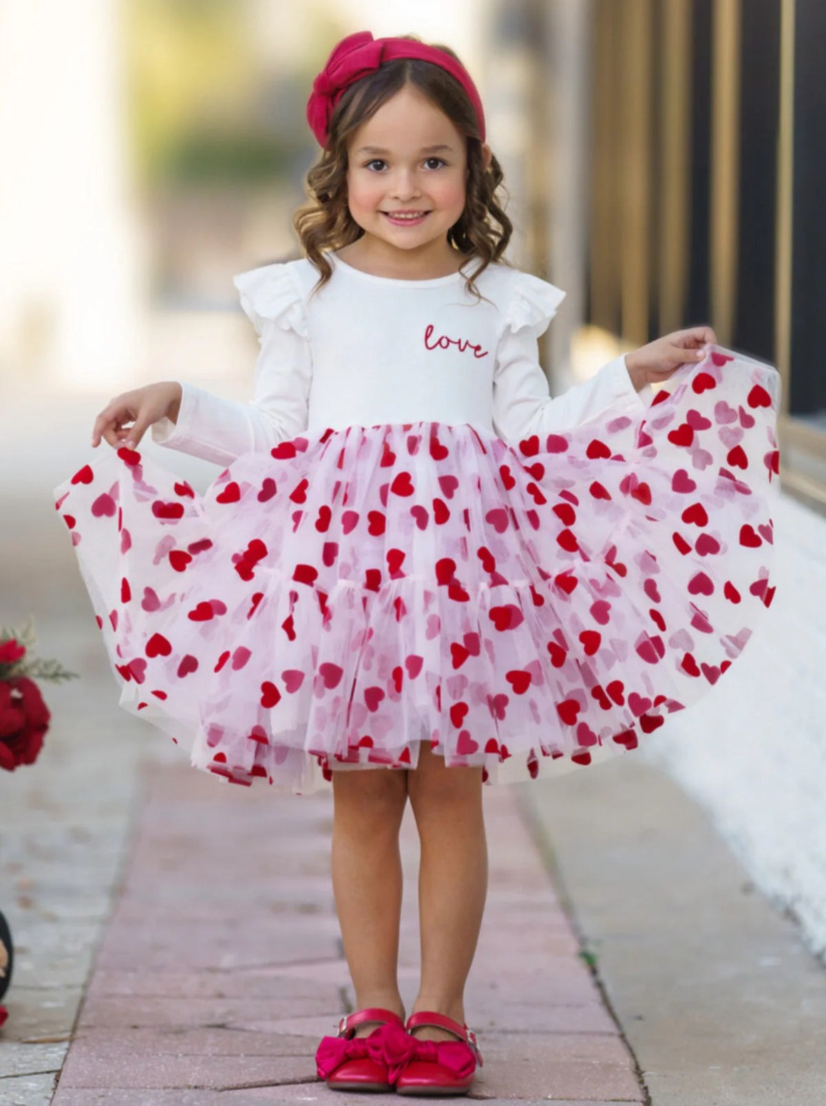 Sweet Love Heart Tutu Dress - Image 3