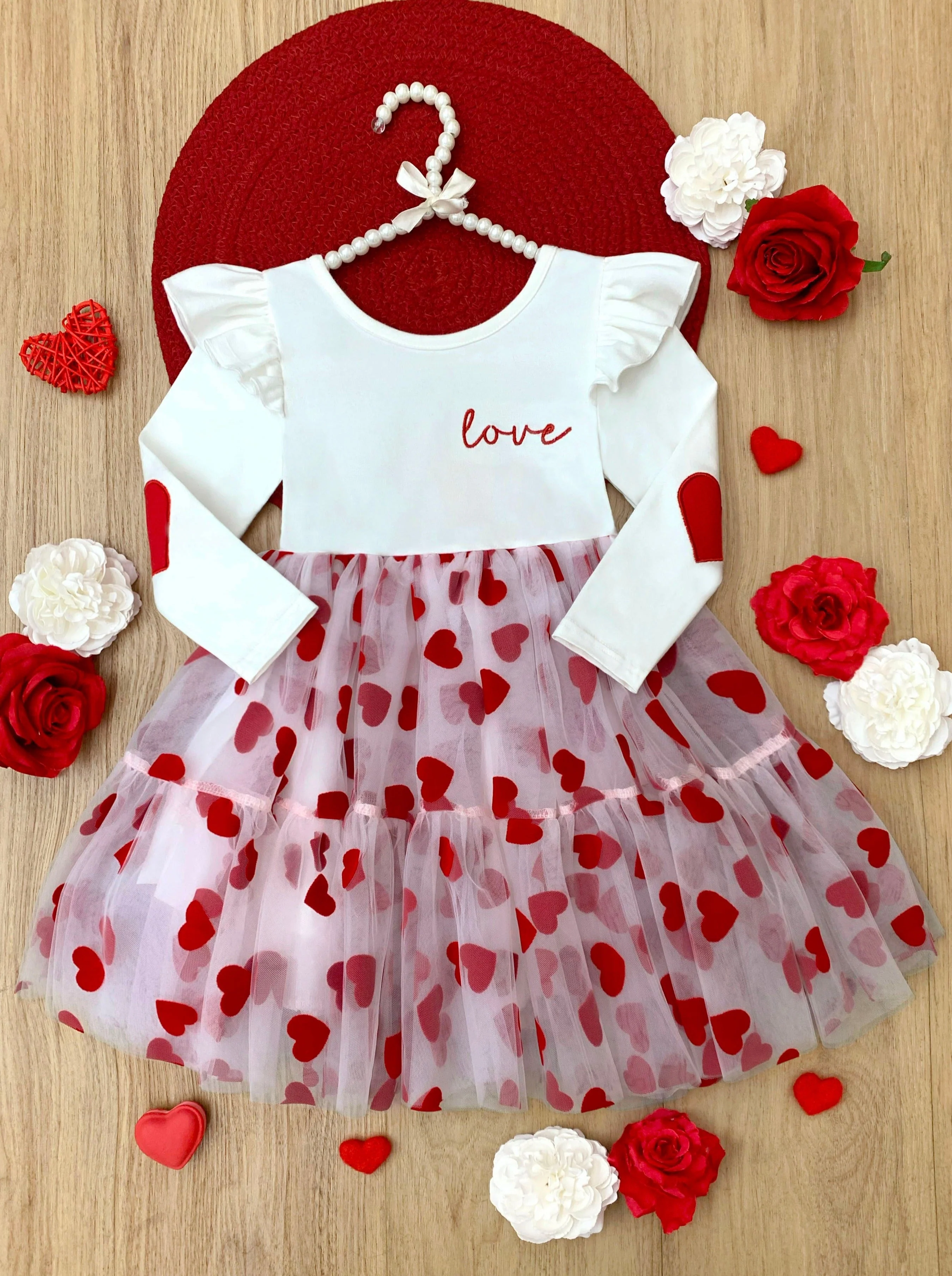 Sweet Love Heart Tutu Dress - Image 4
