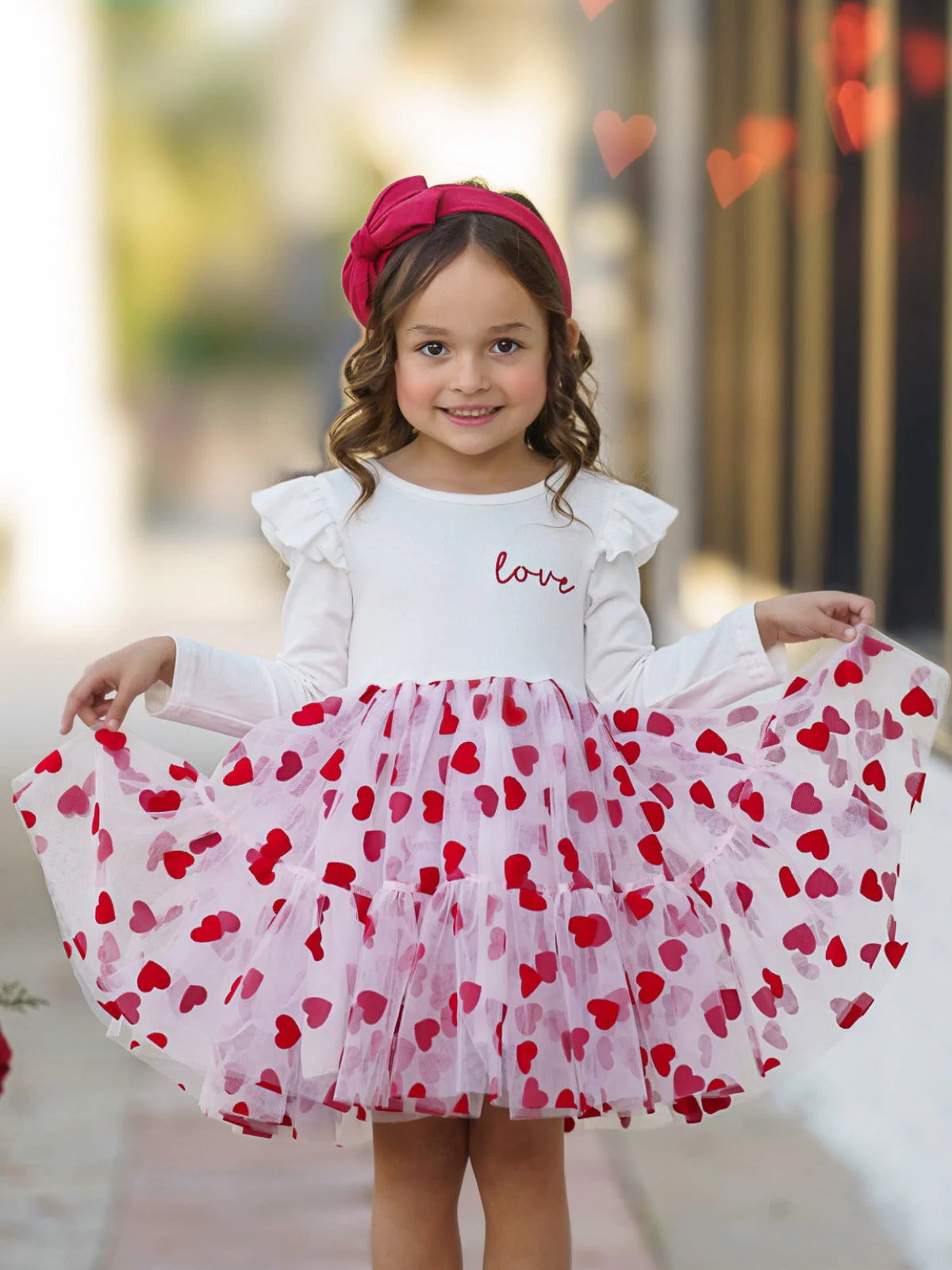 Sweet Love Heart Tutu Dress - Image 5