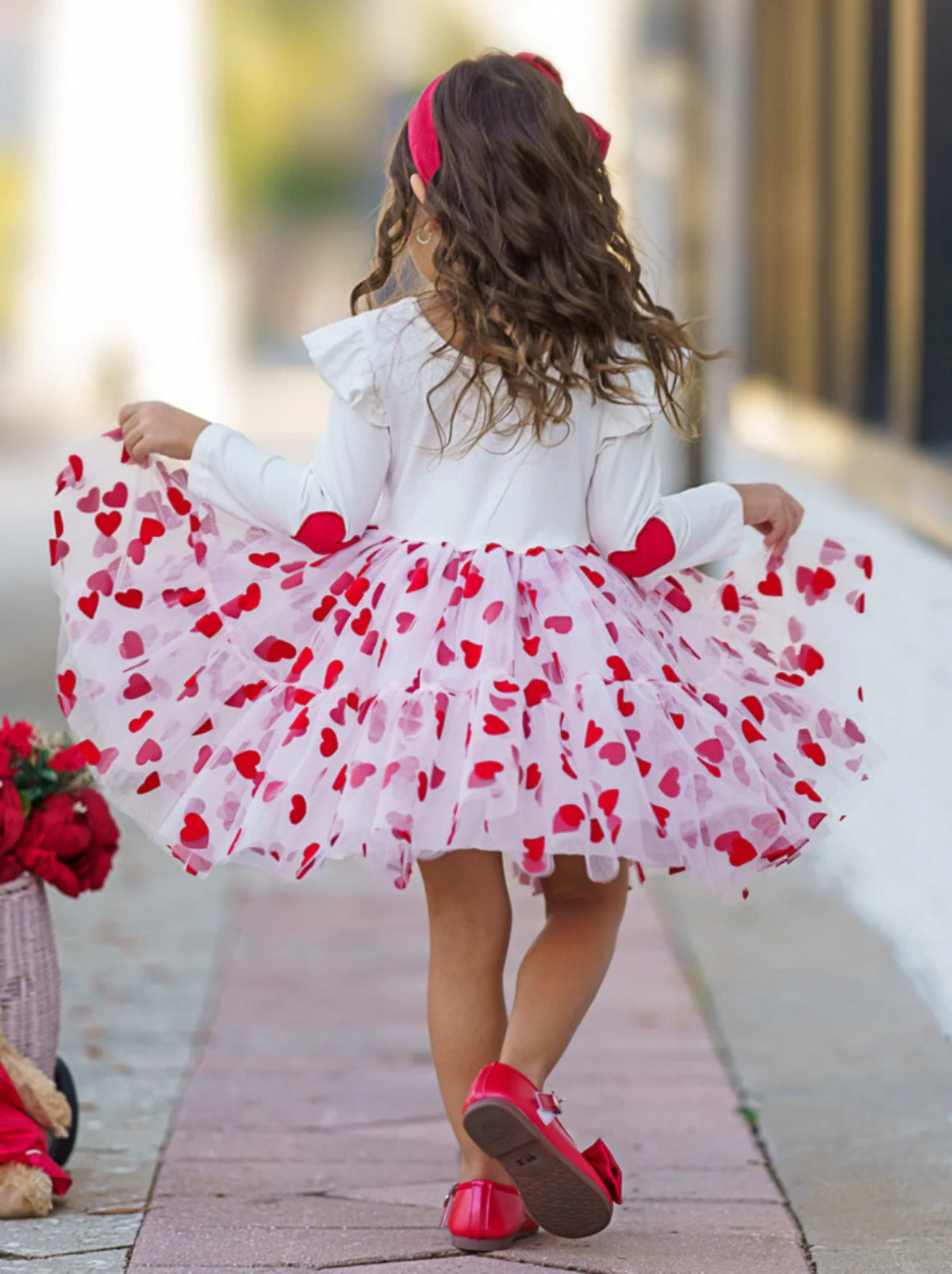 Sweet Love Heart Tutu Dress - Image 6