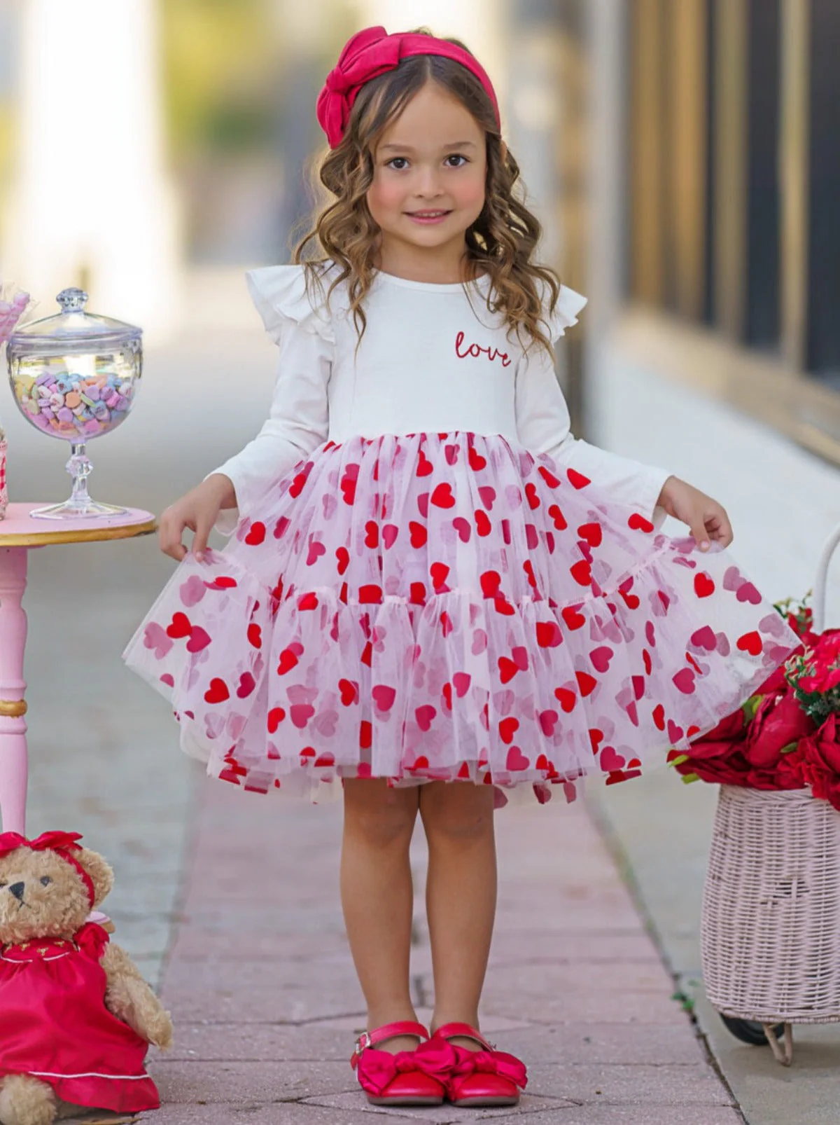 Sweet Love Heart Tutu Dress - Image 7