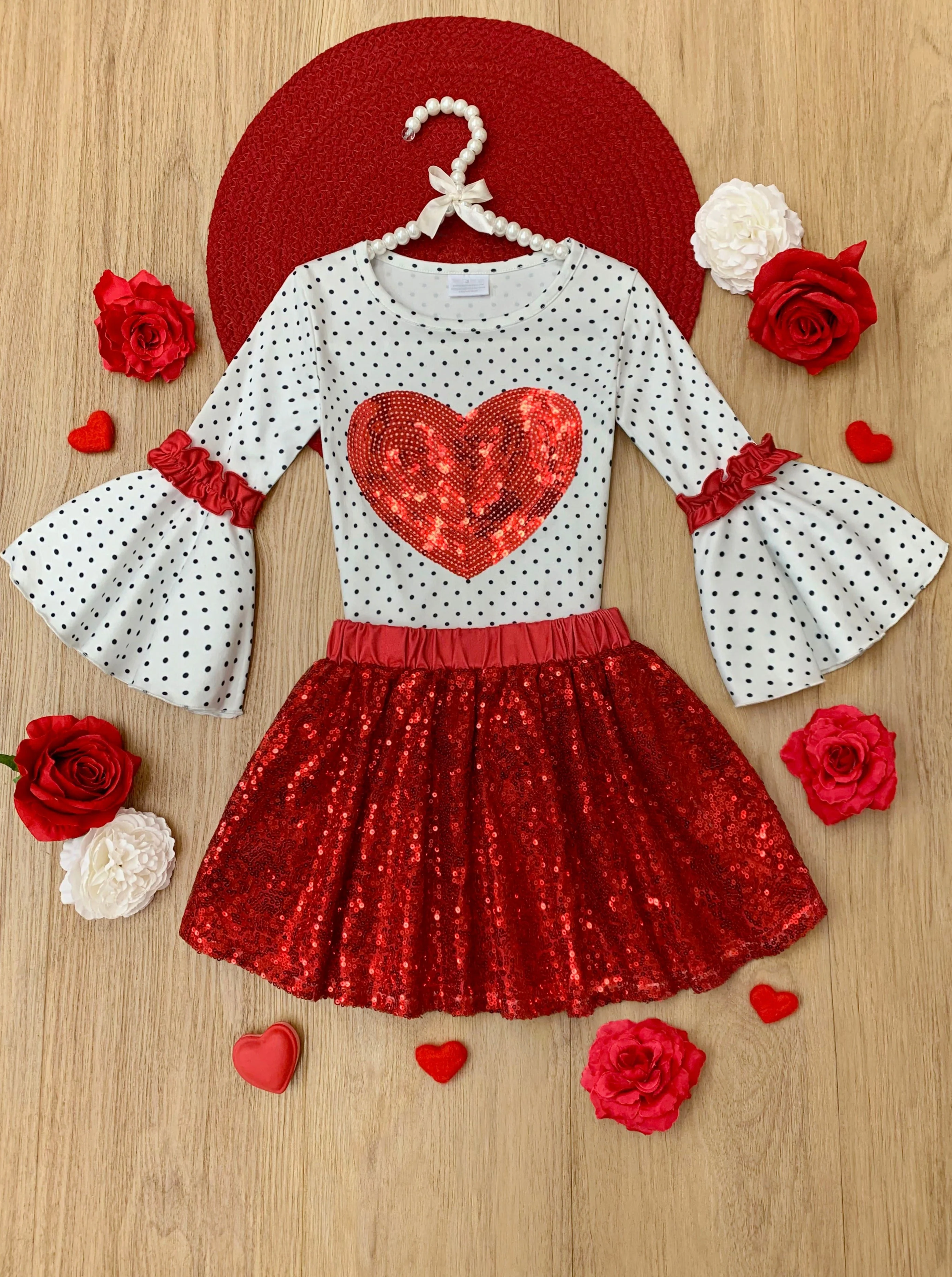 Dressed To Adore Sequin Skirt Set - Image 4