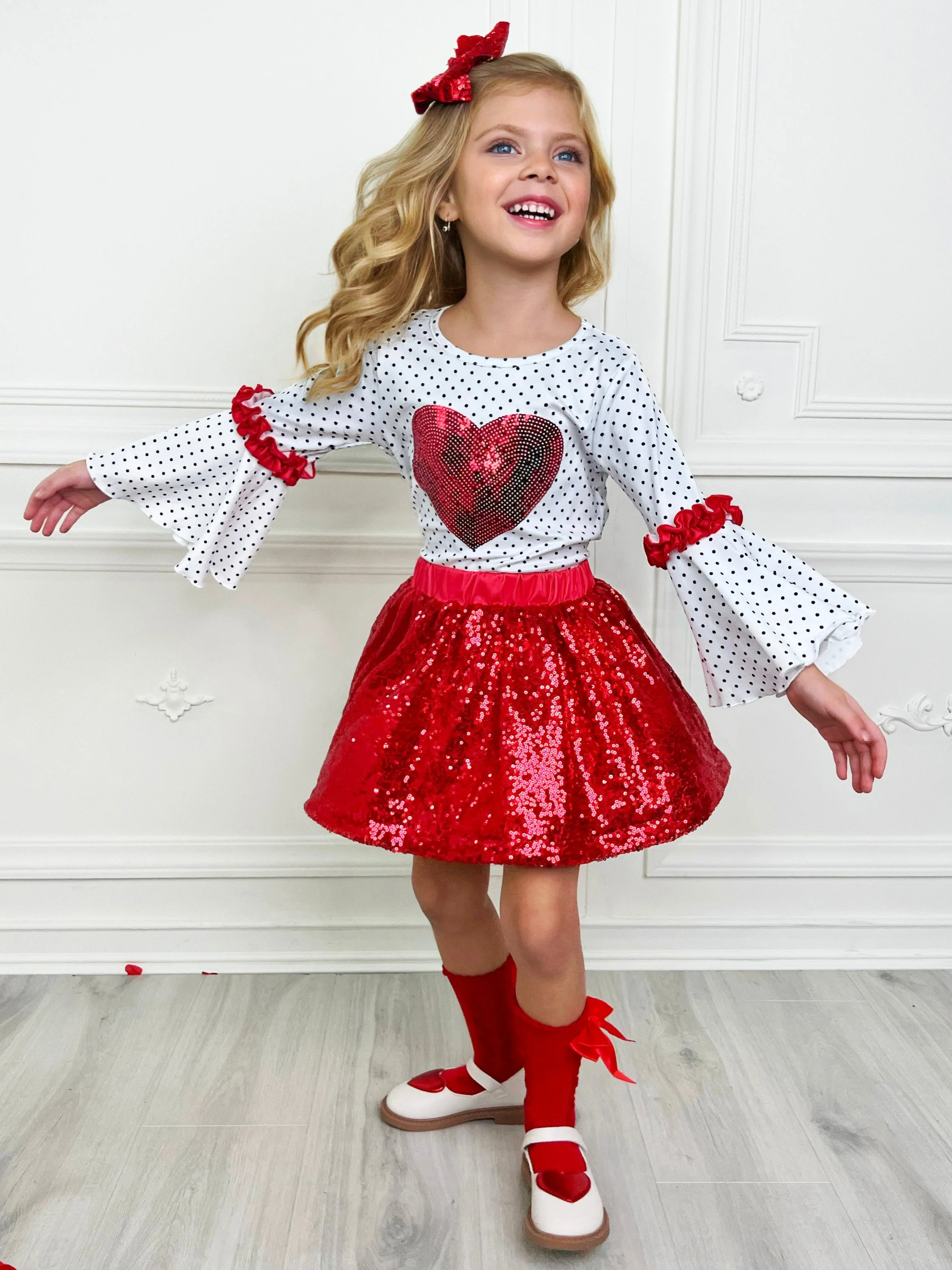 Dressed To Adore Sequin Skirt Set - Image 5