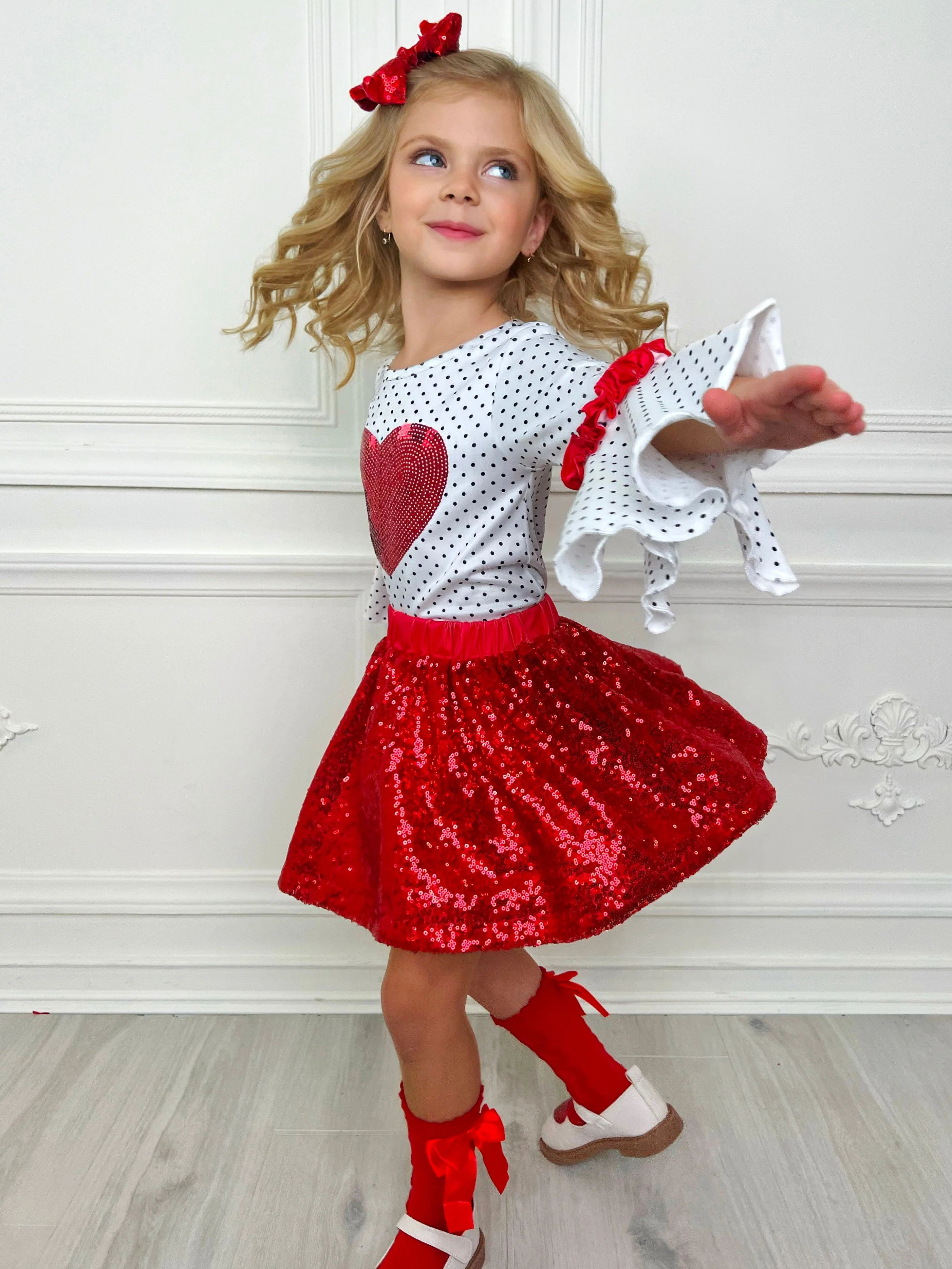 Dressed To Adore Sequin Skirt Set - Image 6