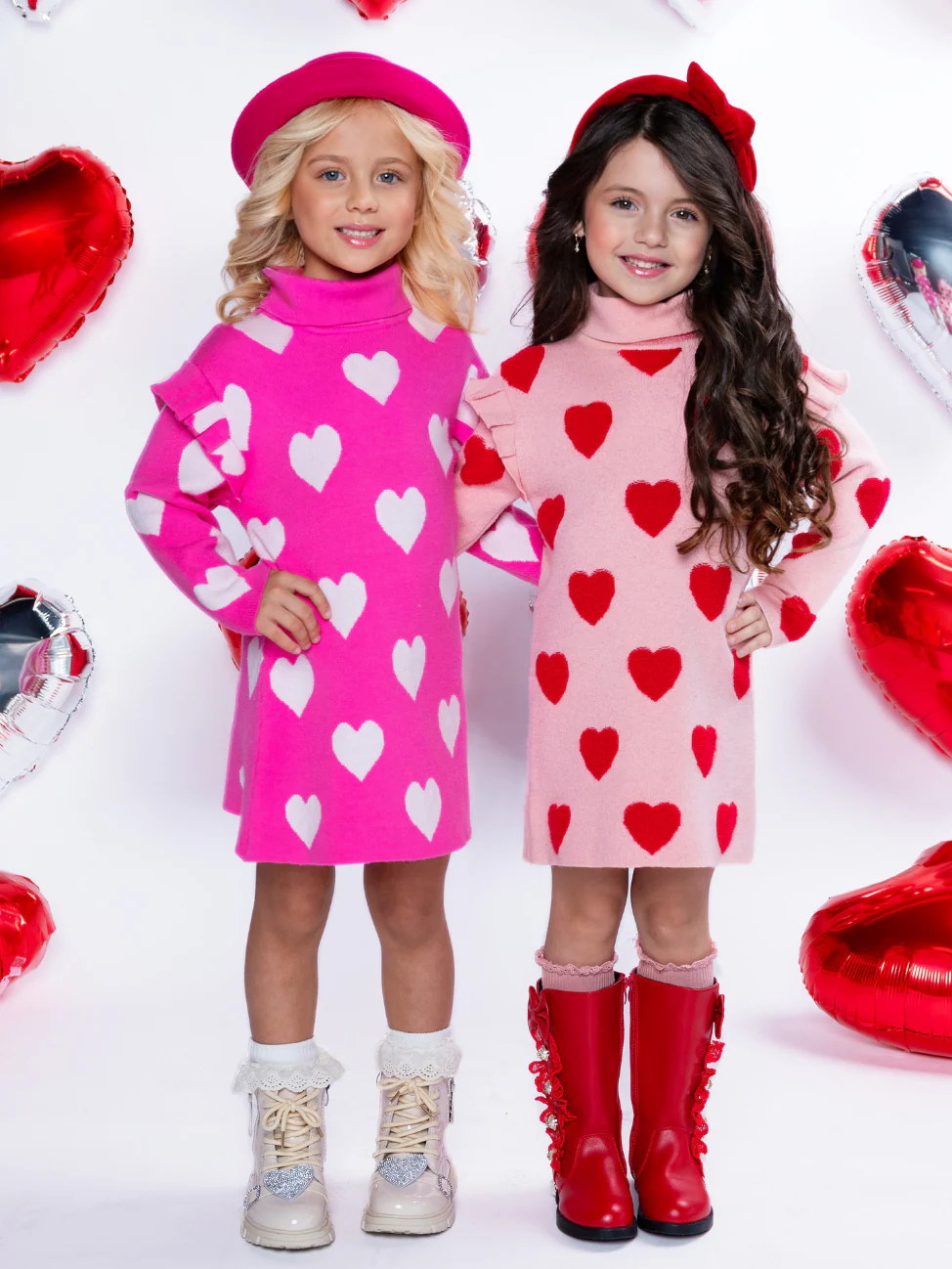 Warms My Heart Hot Pink Sweater Dress - Image 8