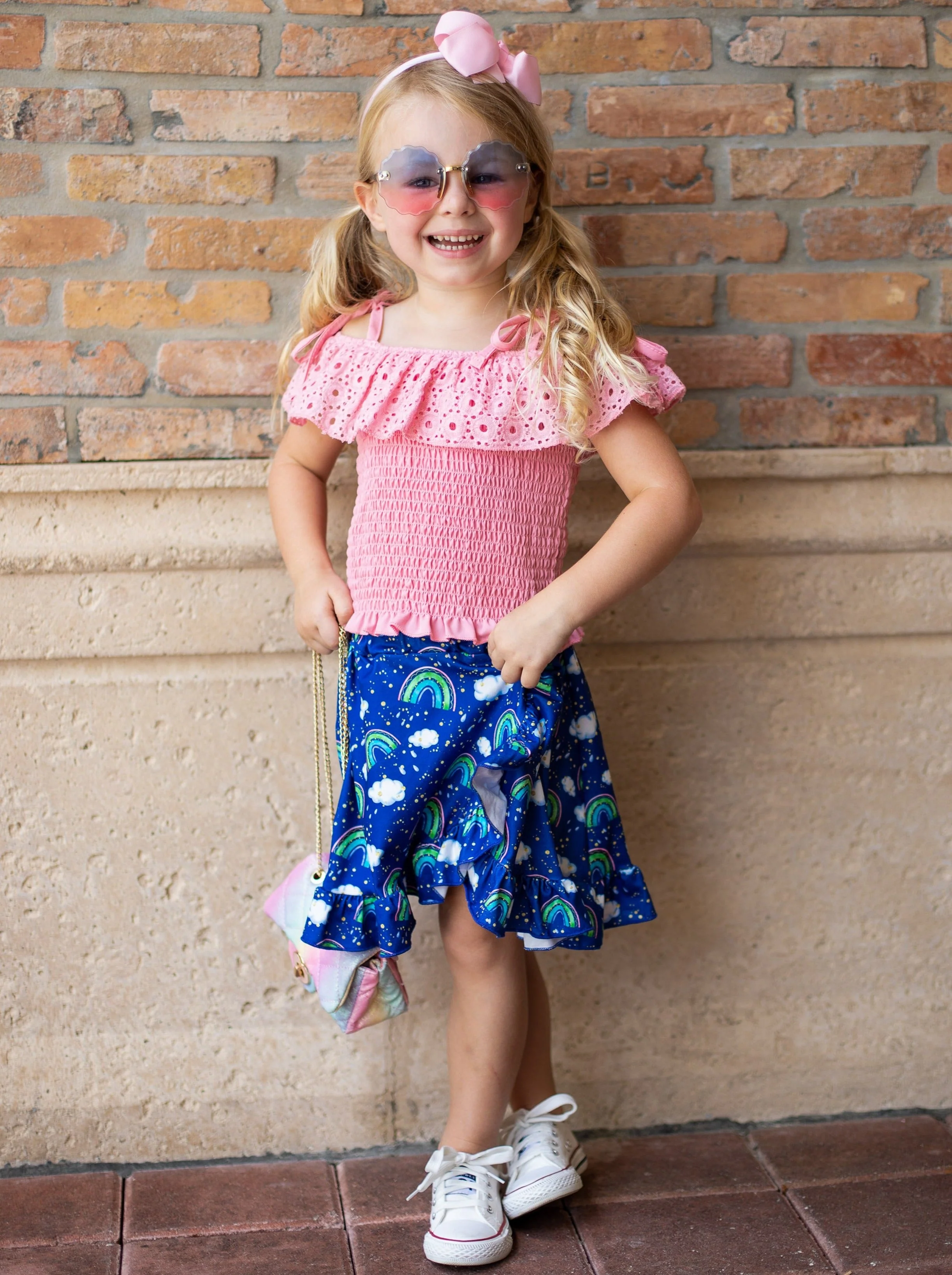 Walking On Rainbows Skirt Set - Image 2