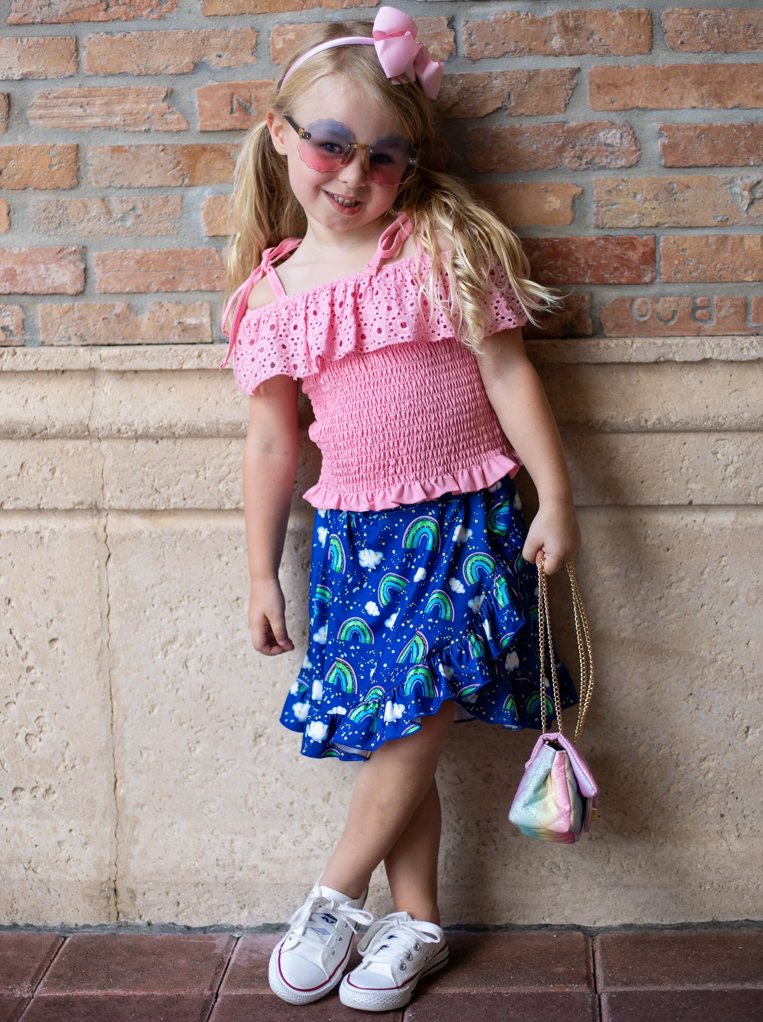 Walking On Rainbows Skirt Set - Image 4