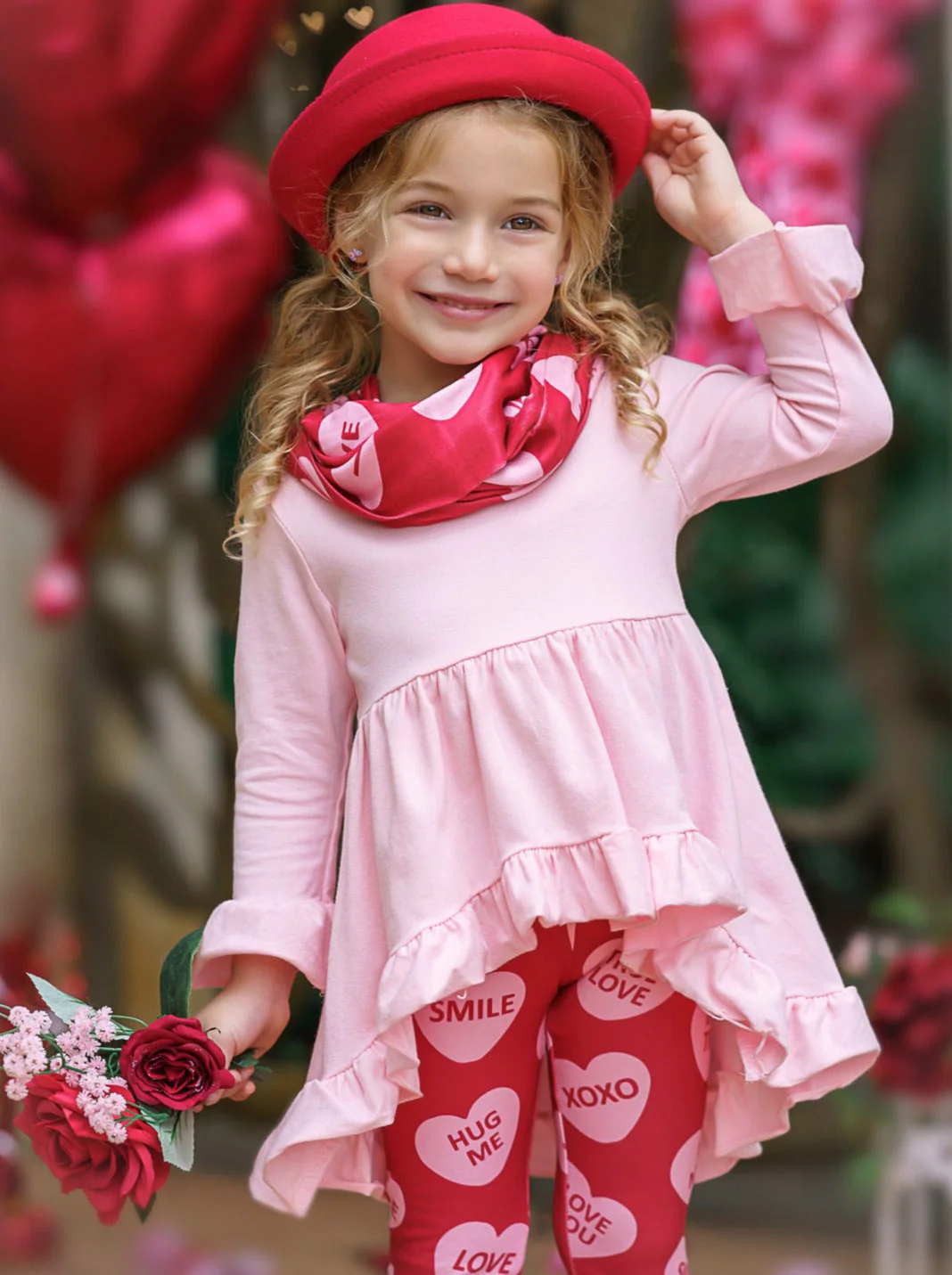 Speak Love Tunic, Scarf and Legging Set - Image 3