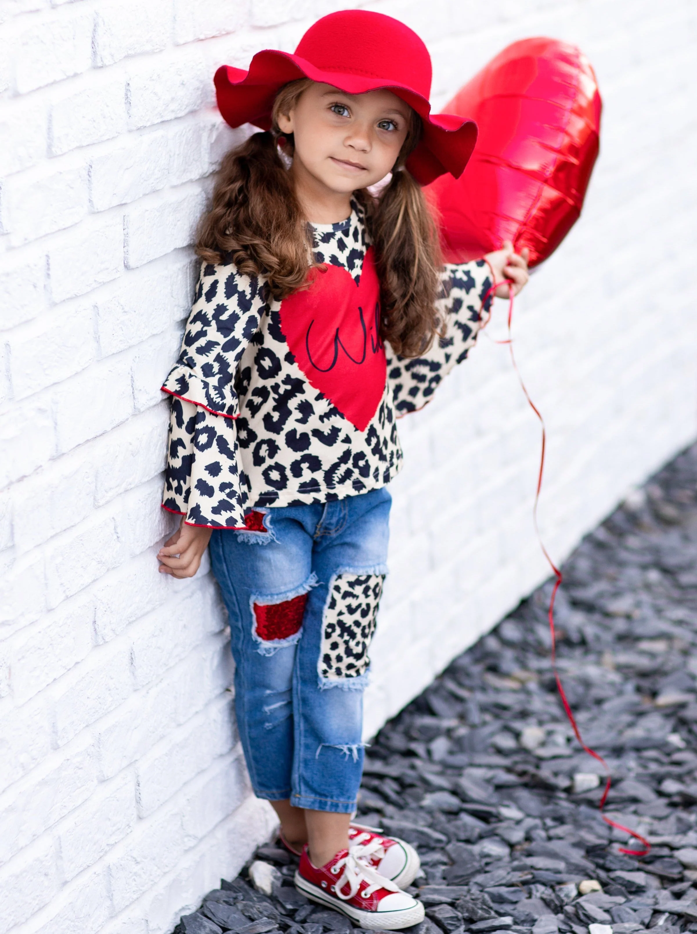 Wild Heart Patched Jeans Set - Image 5