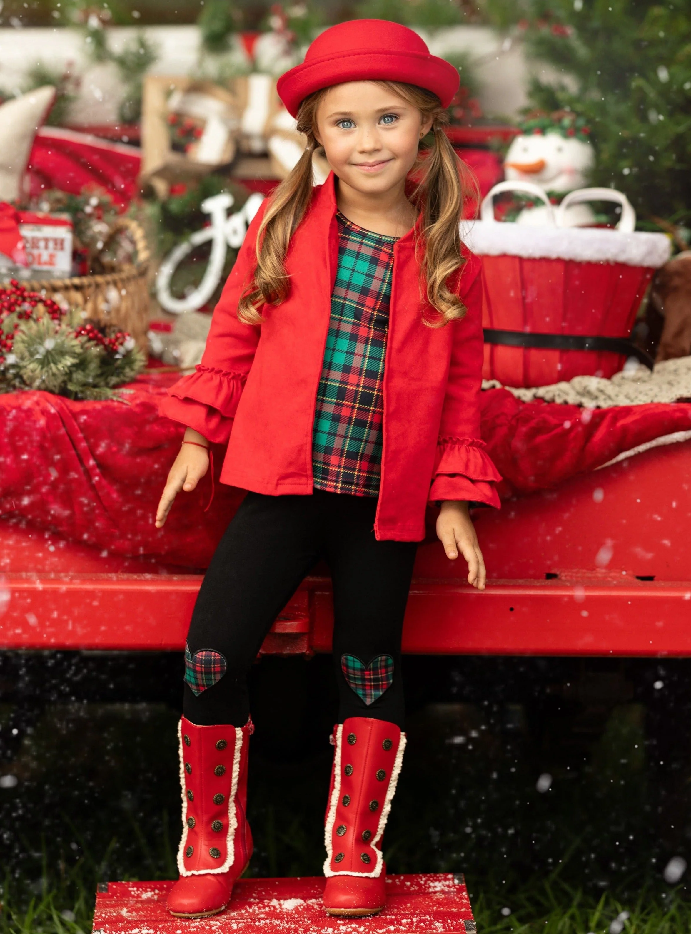 Jolly Dress-Up Top, Cardigan and Legging Set - Image 2