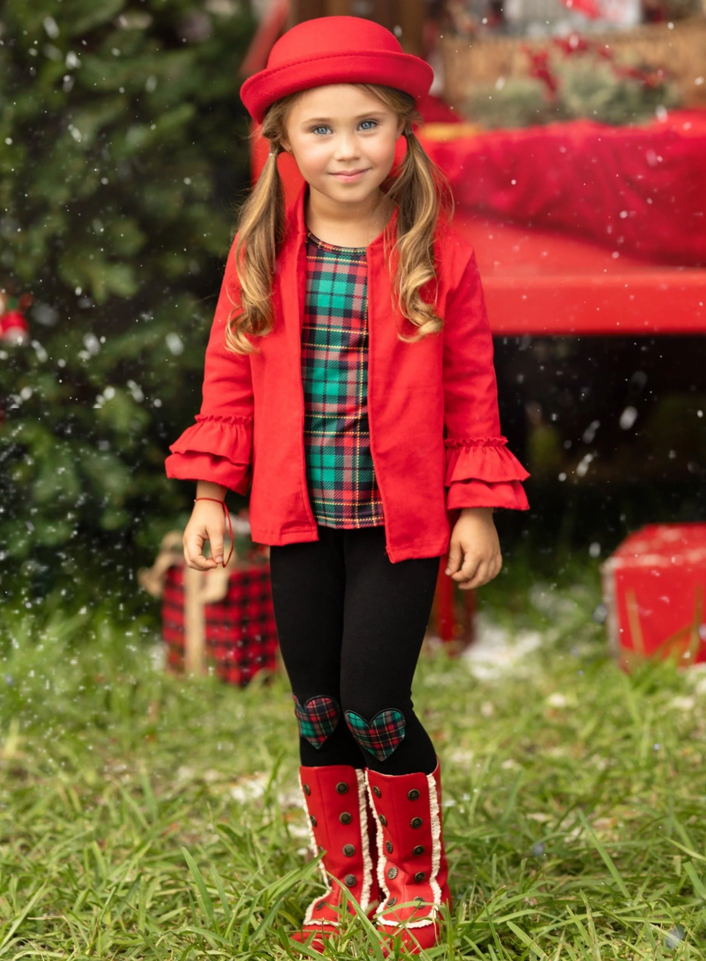 Jolly Dress-Up Top, Cardigan and Legging Set - Image 4