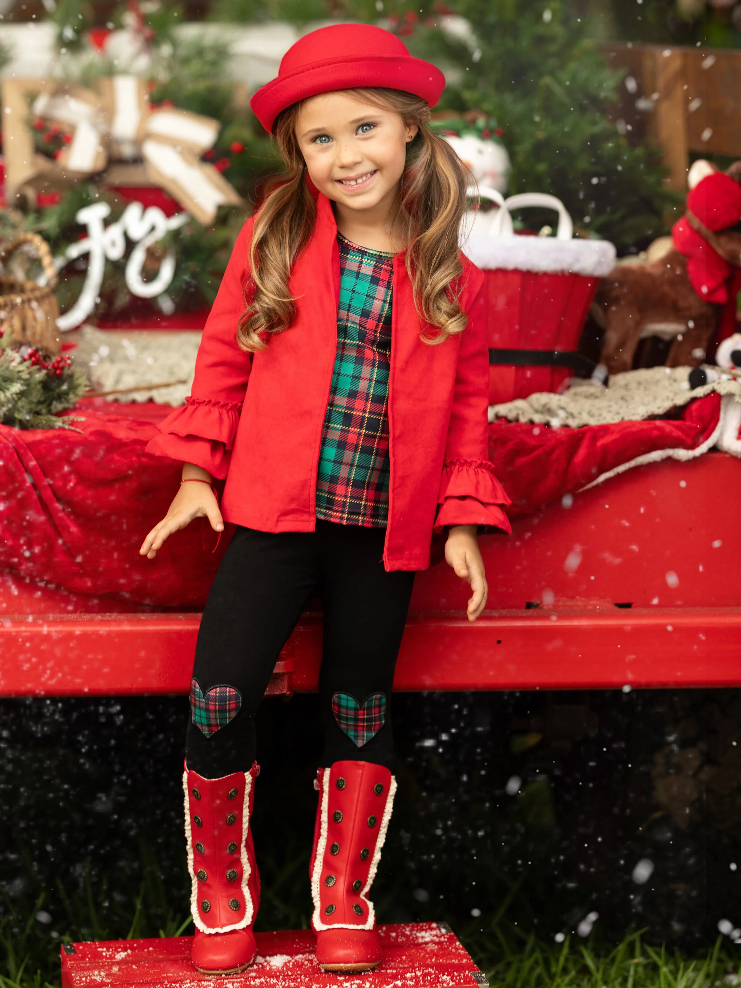 Jolly Dress-Up Top, Cardigan and Legging Set - Image 5