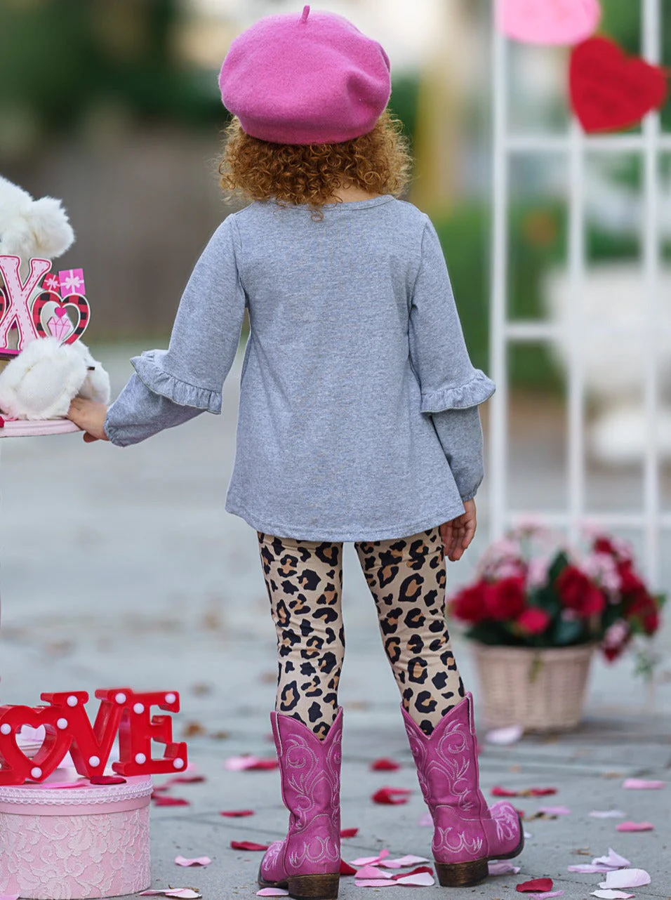 XOXO Leopard Print Legging Set - Image 6