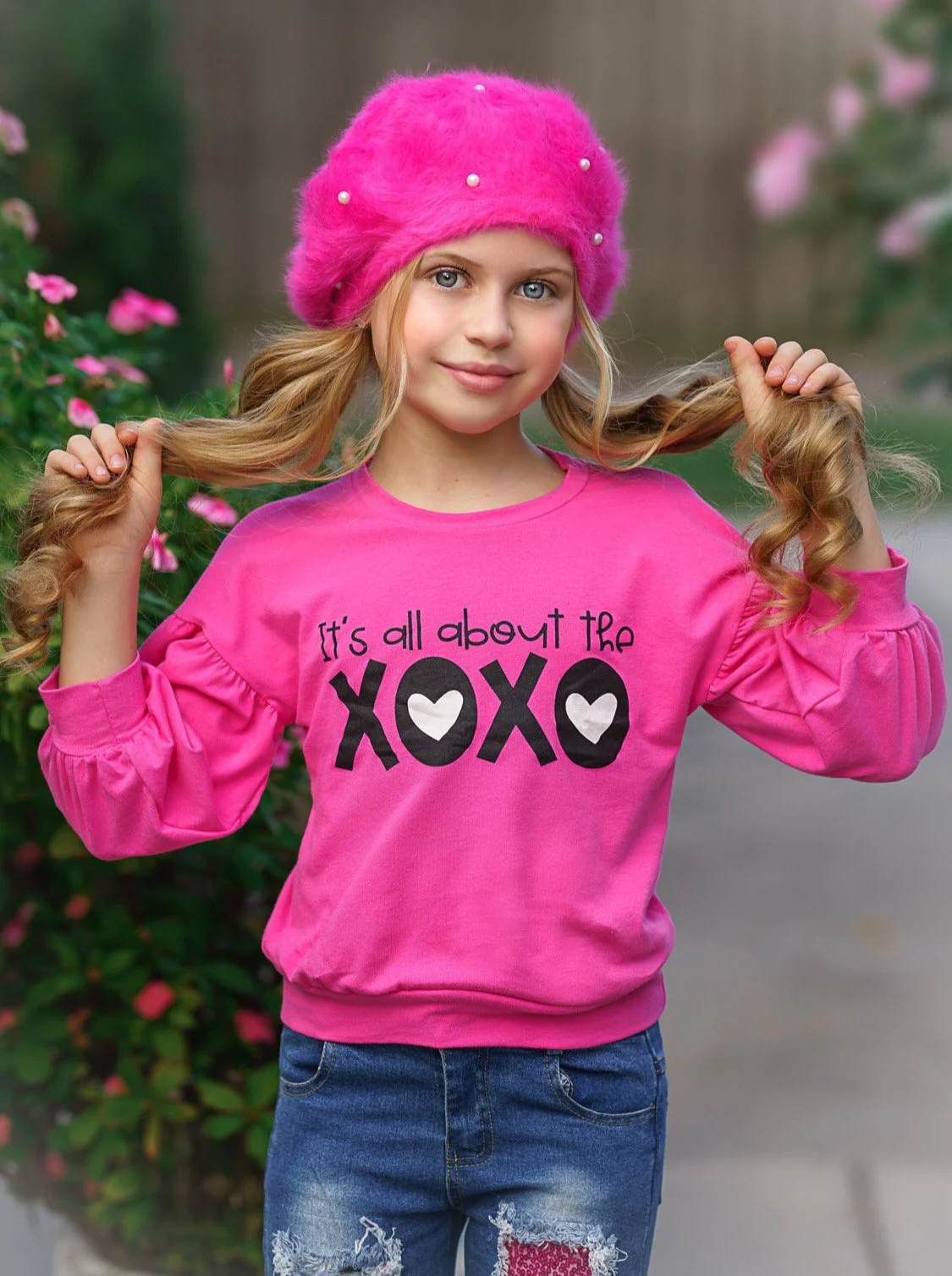 All About The XOXO Patched Jeans Set - Image 4