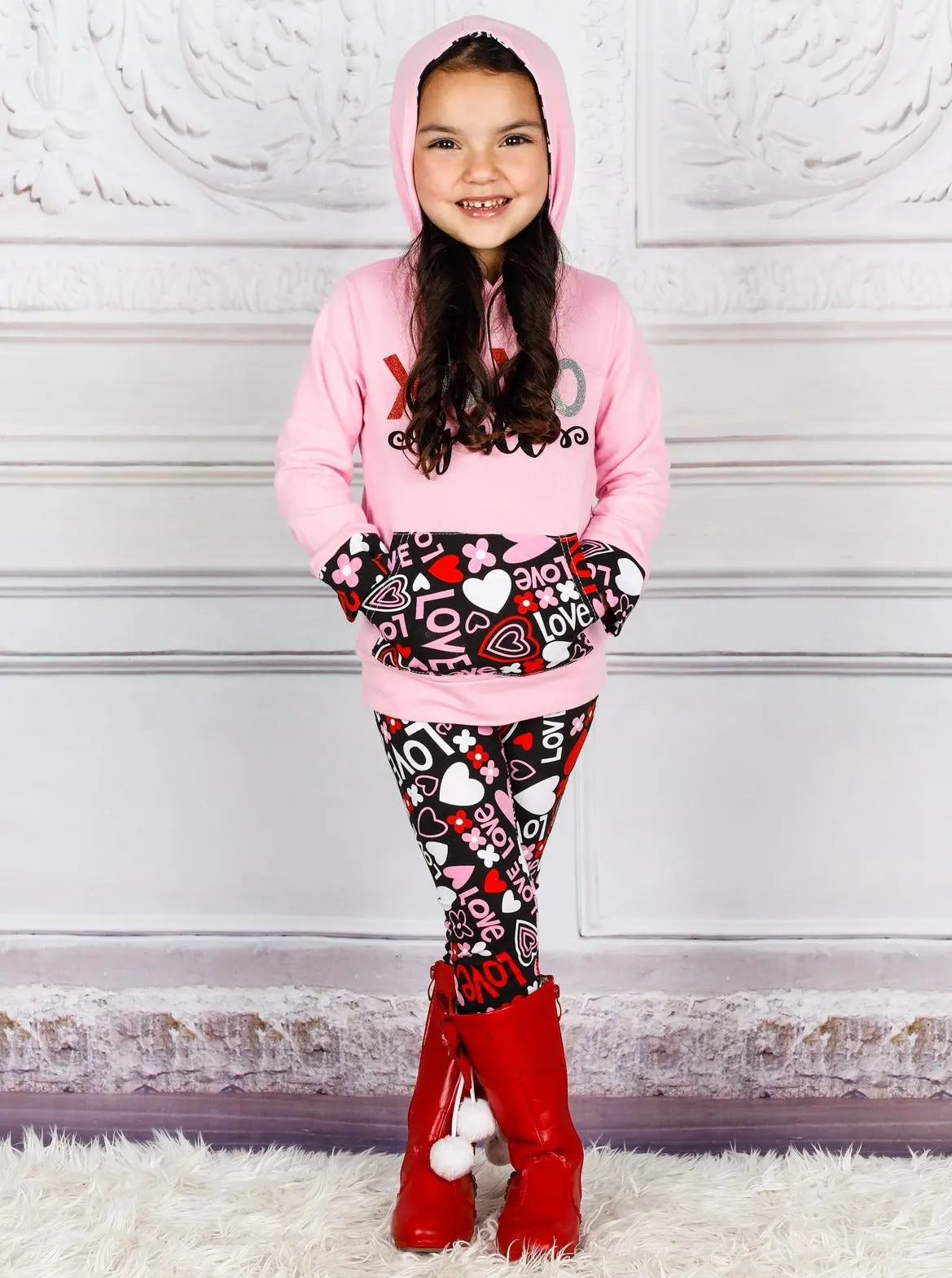 XOXO Y'all Pullover Hoodie And Legging Set - Image 4