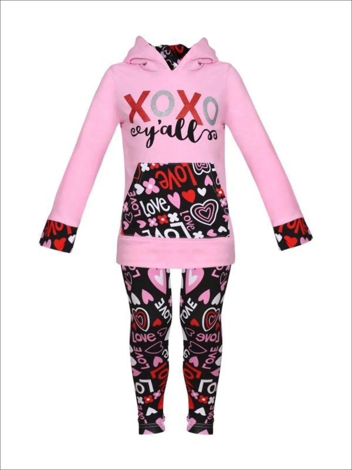 XOXO Y'all Pullover Hoodie And Legging Set - Image 6