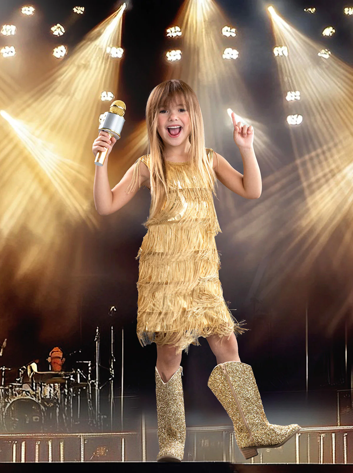 Taylor Fearless Fringe Costume Dress - Image 5