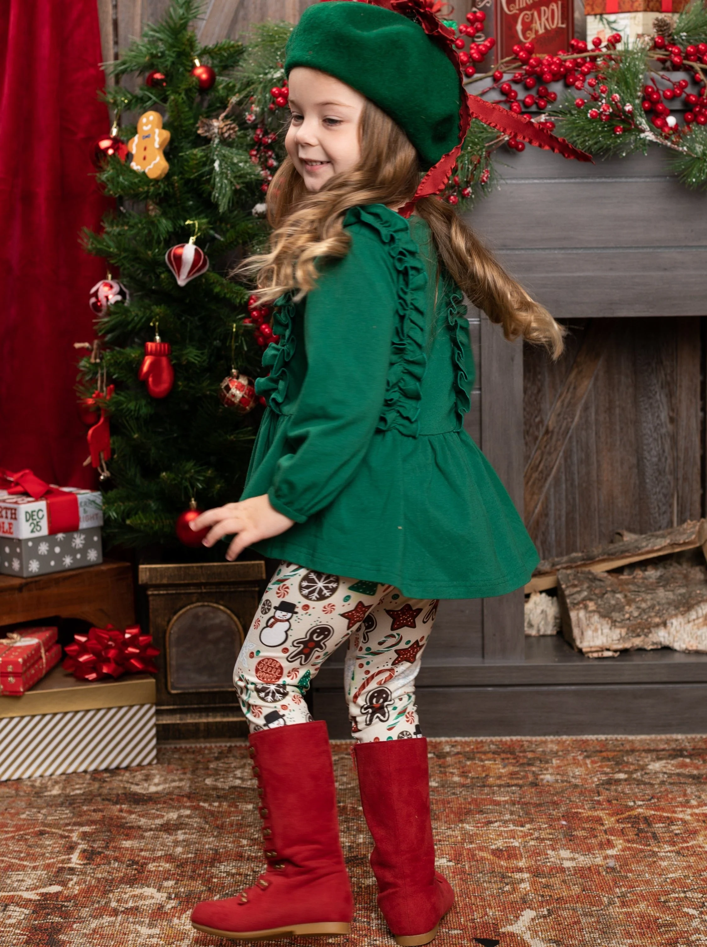 Yule Be Splendid Festive Legging Set - Image 2