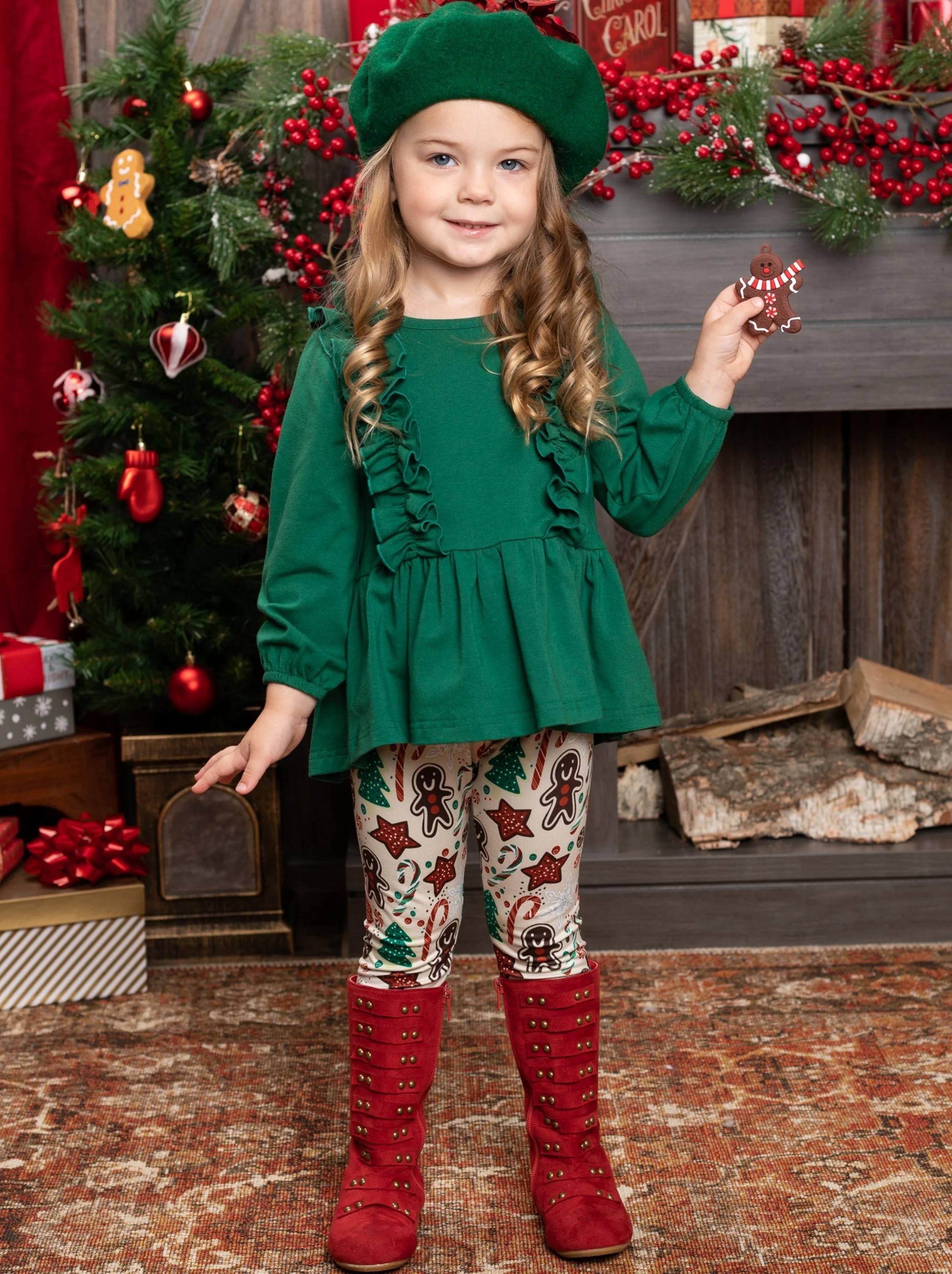 Yule Be Splendid Festive Legging Set - Image 4