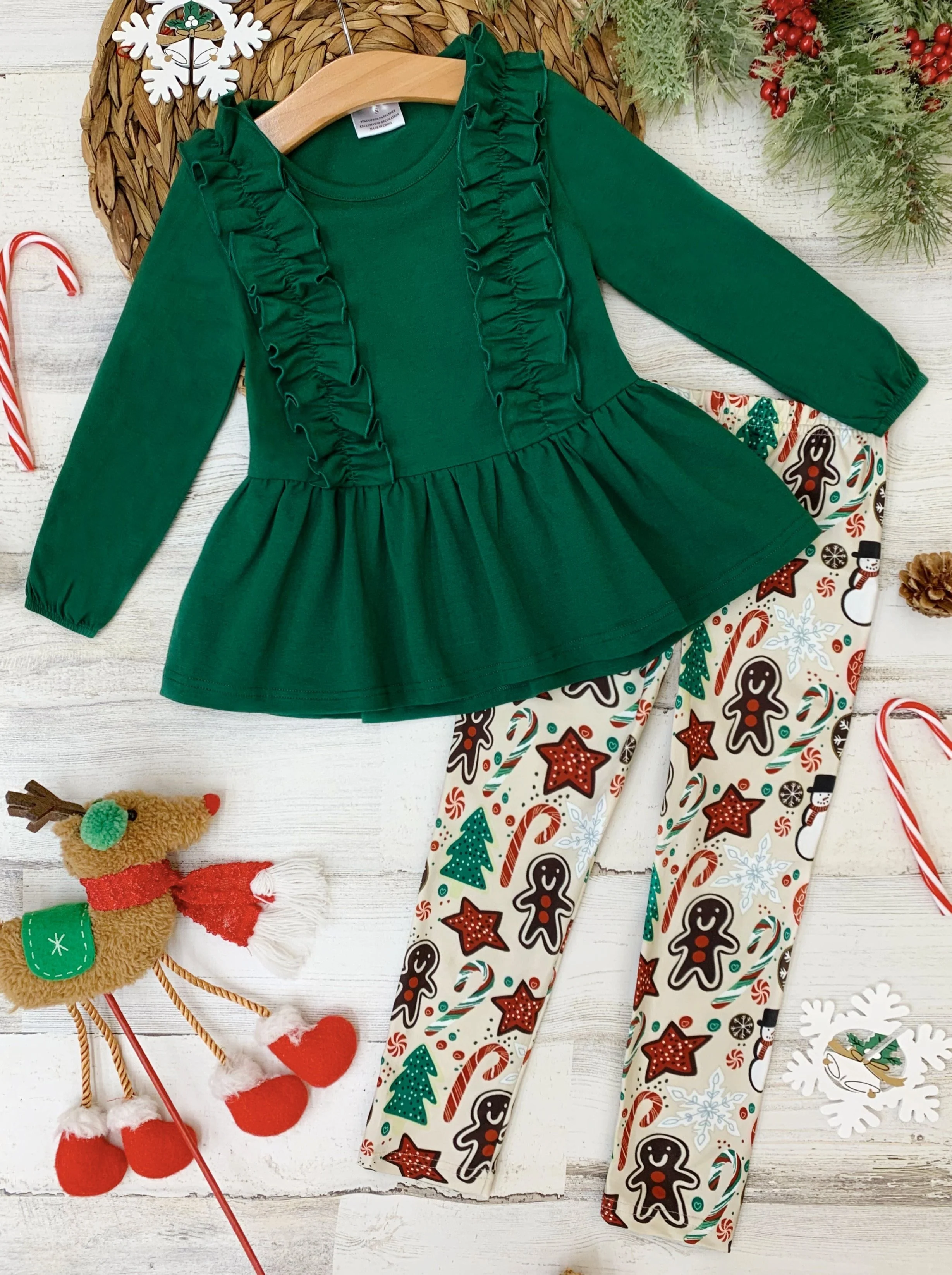 Yule Be Splendid Festive Legging Set - Image 5