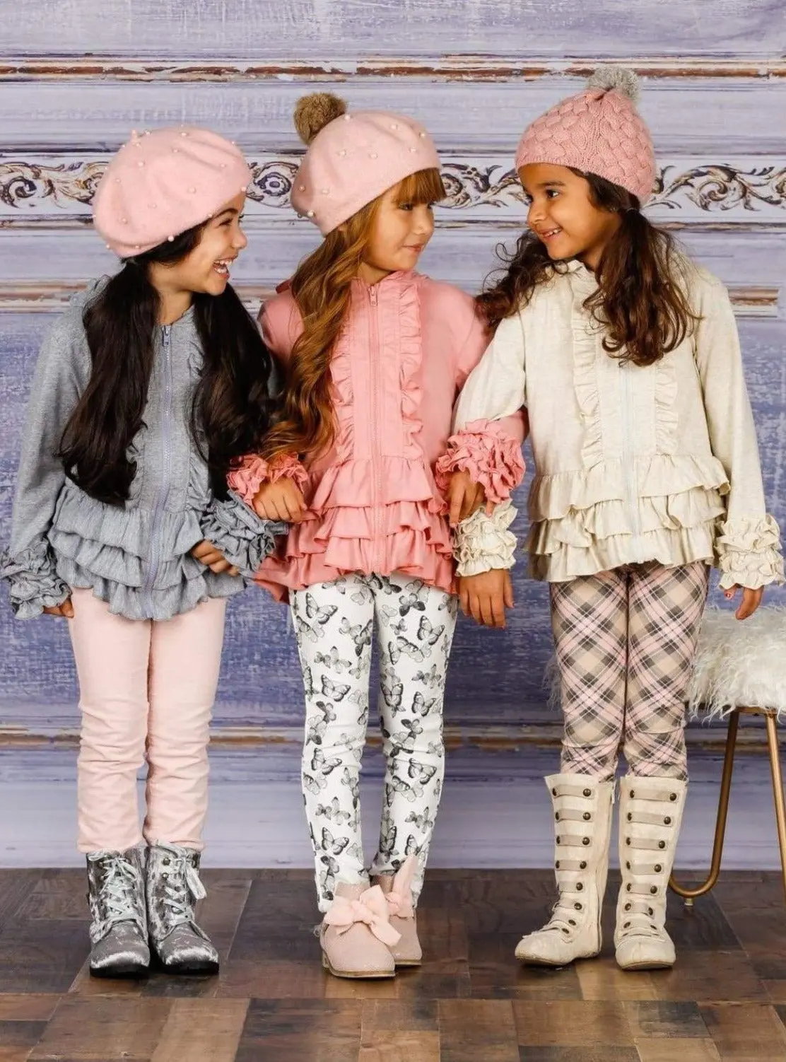 Cute N Cozy Ruffled Hoodie Jacket - Image 4
