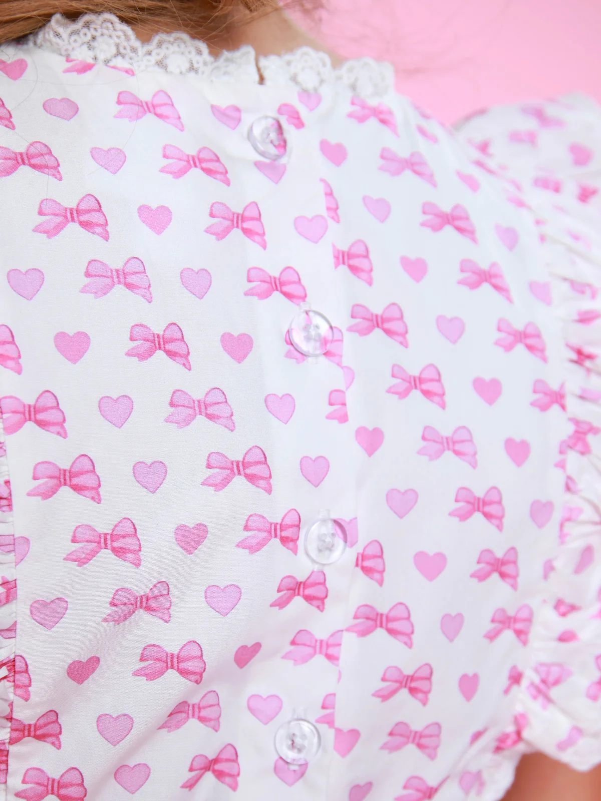 Girly Bow Smocked Ruffle Tiered Dress - Image 6