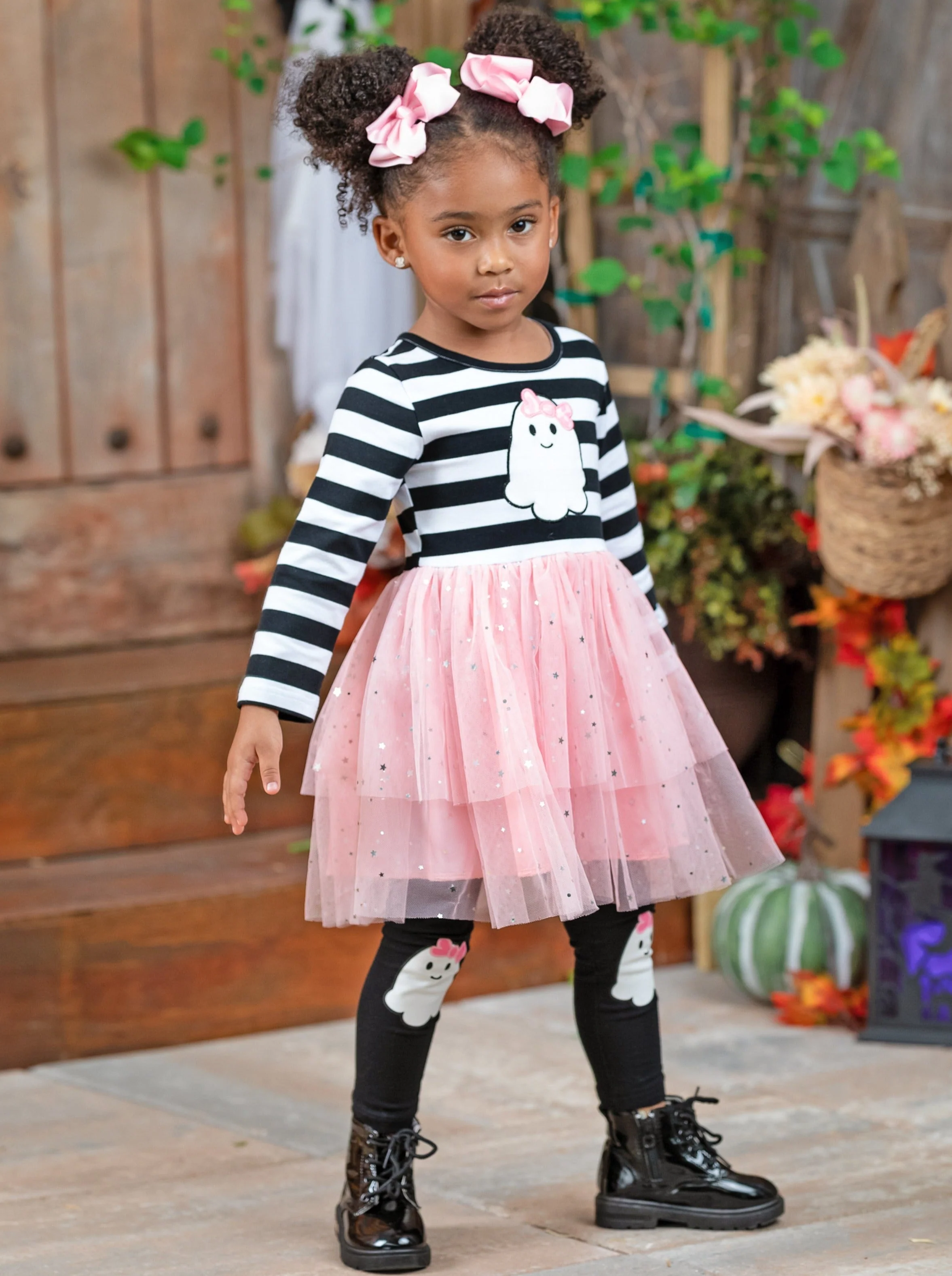 Girly Ghouls Tutu Tunic and Legging Set - Image 2