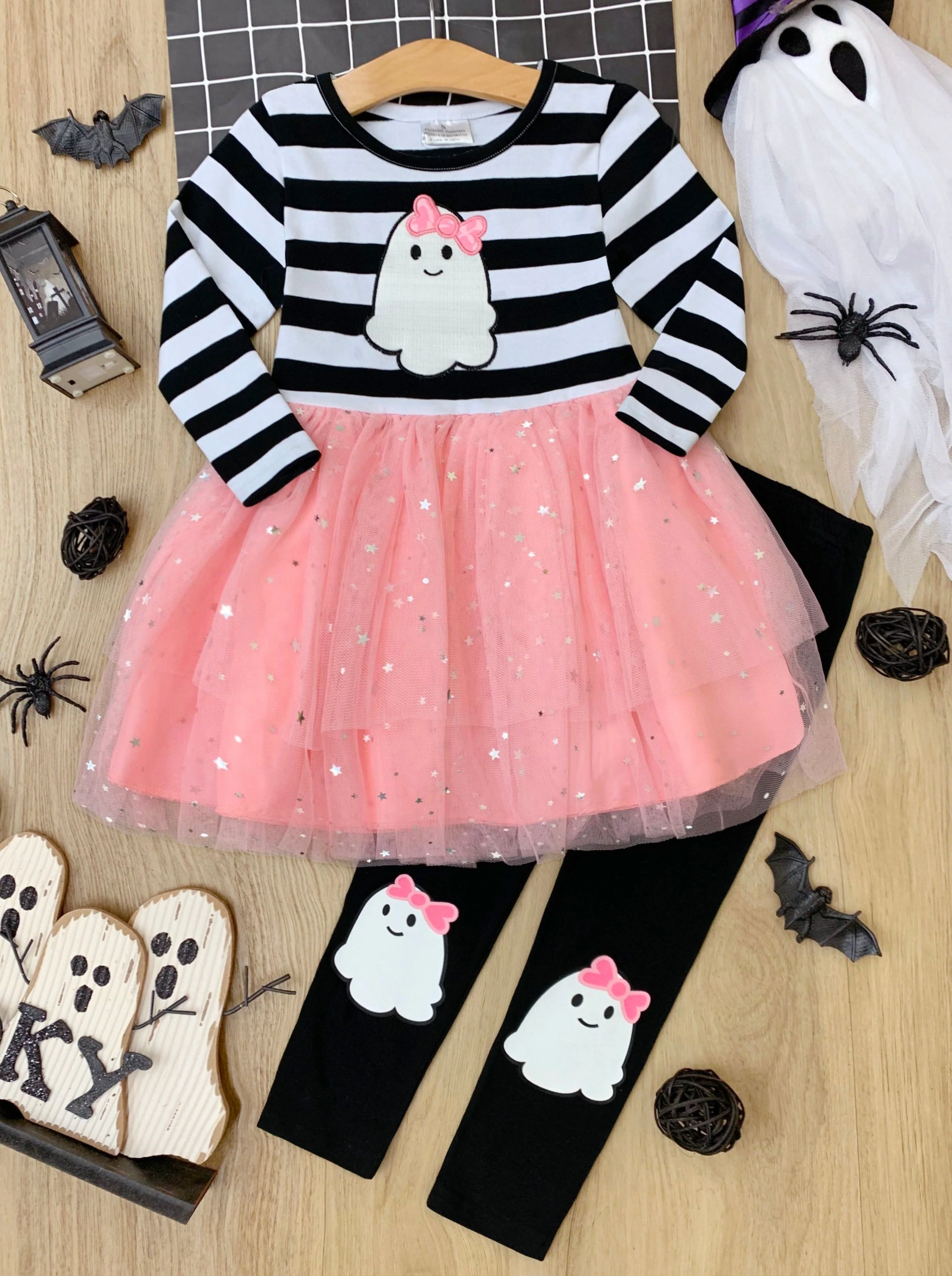 Girly Ghouls Tutu Tunic and Legging Set - Image 3