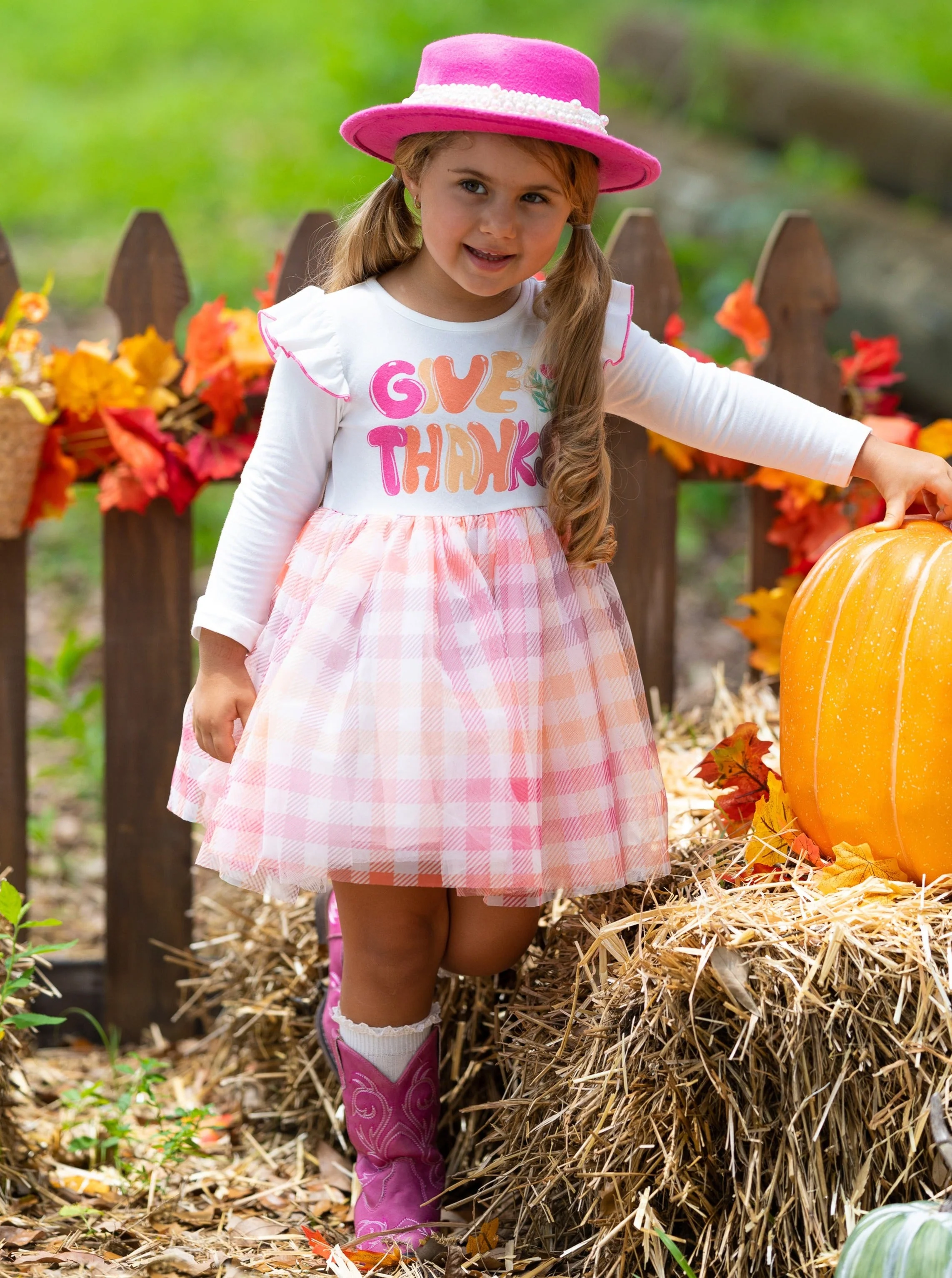 Give Thanks Ruffle Tutu Dress - Image 5