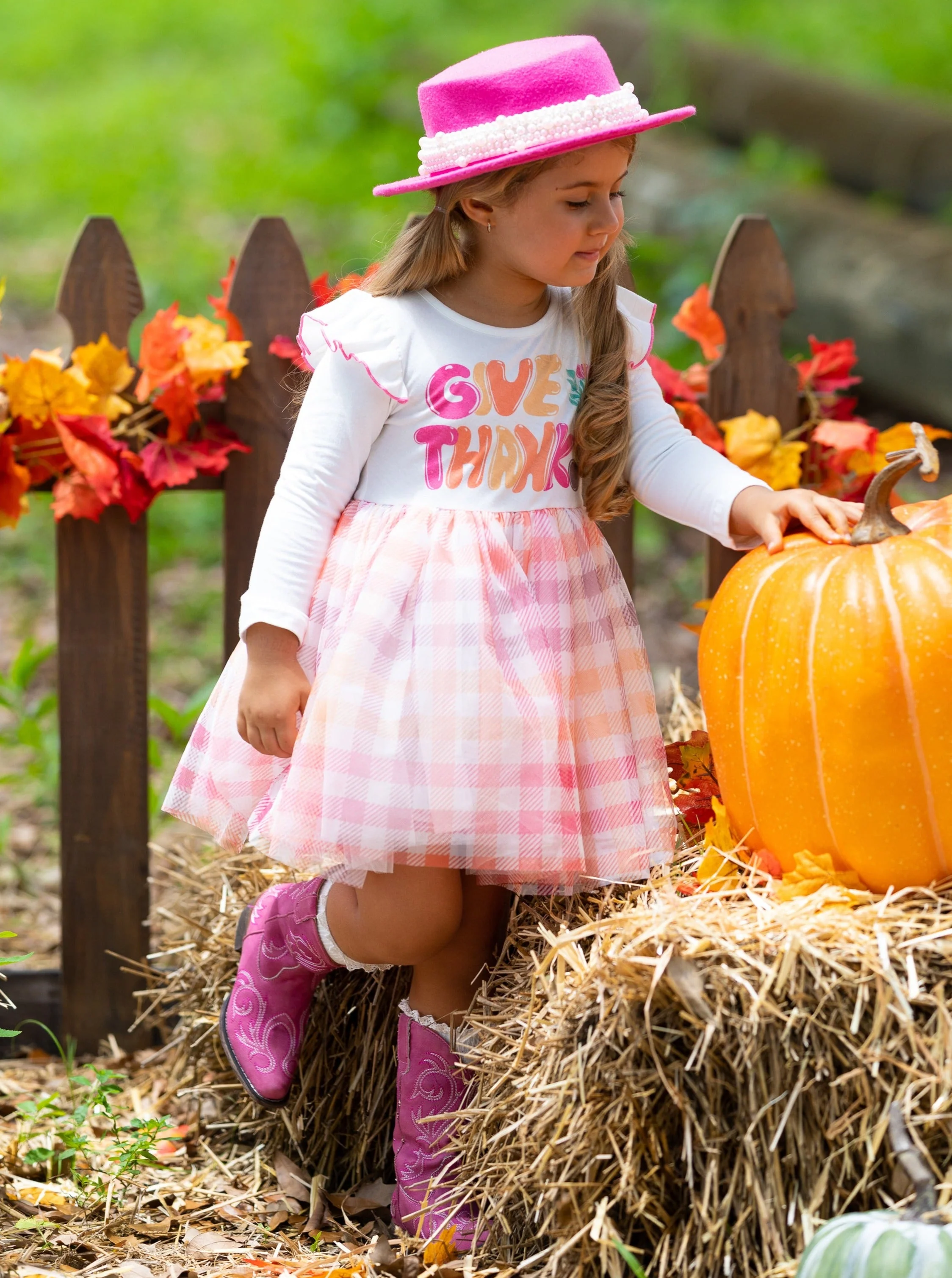 Give Thanks Ruffle Tutu Dress - Image 6