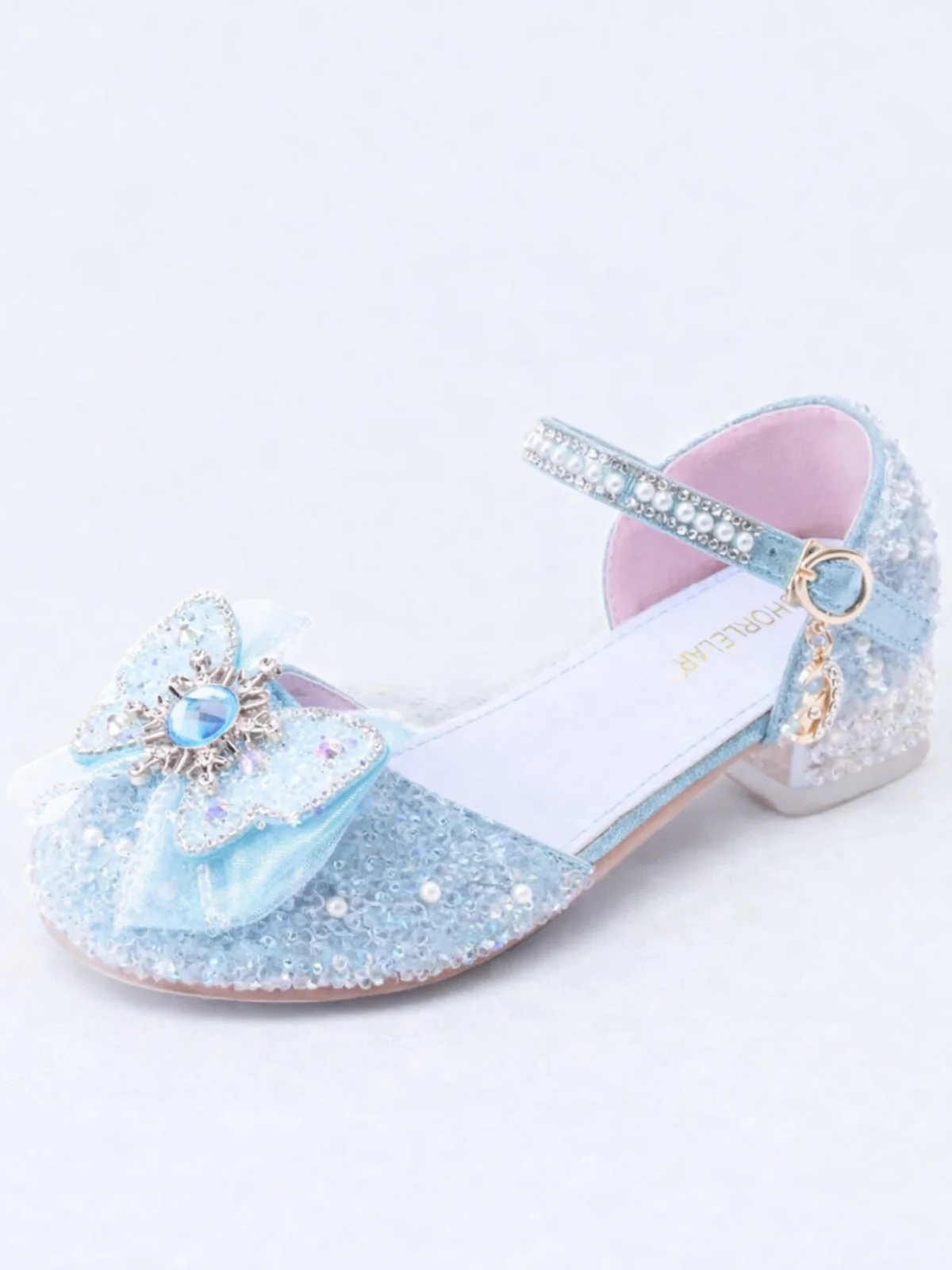 Glam and Magic Crystal Ankle Strap Shoes By Liv and Mia - Image 5