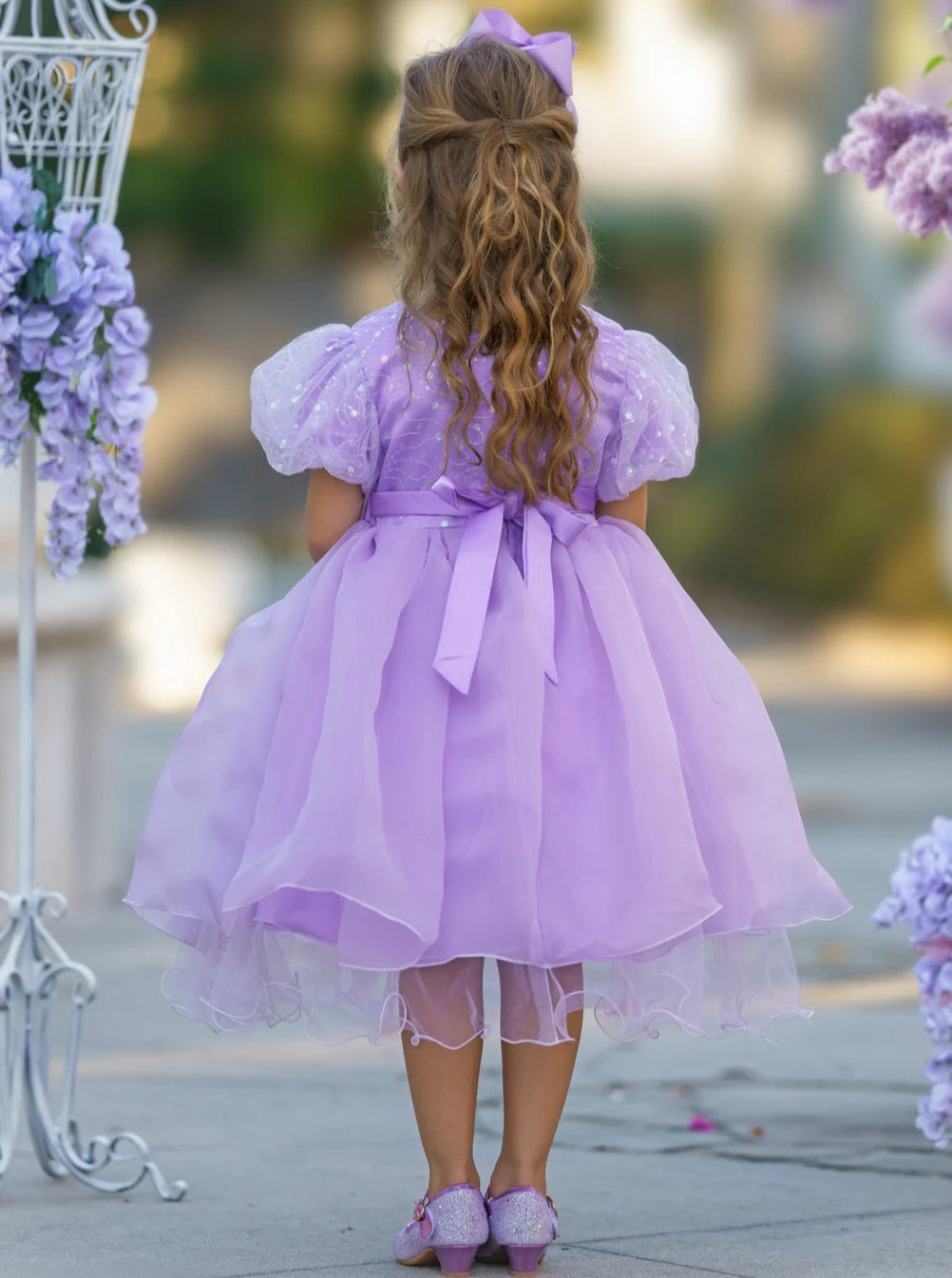 Starlight Glam Puff Sleeve Formal Dress - Image 18