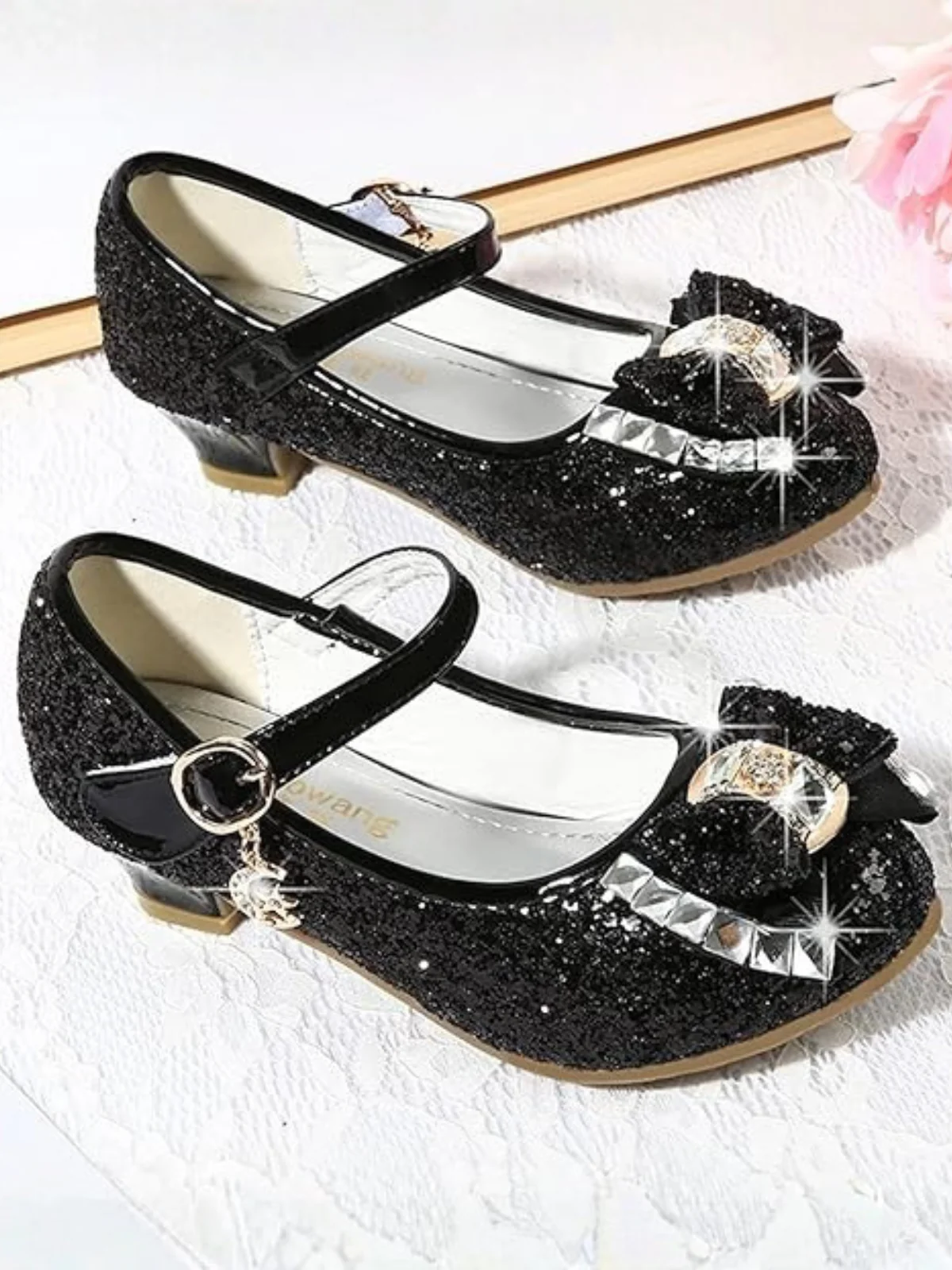 Simply Chic Rhinestone Princess Shoes By Liv and Mia - Image 2