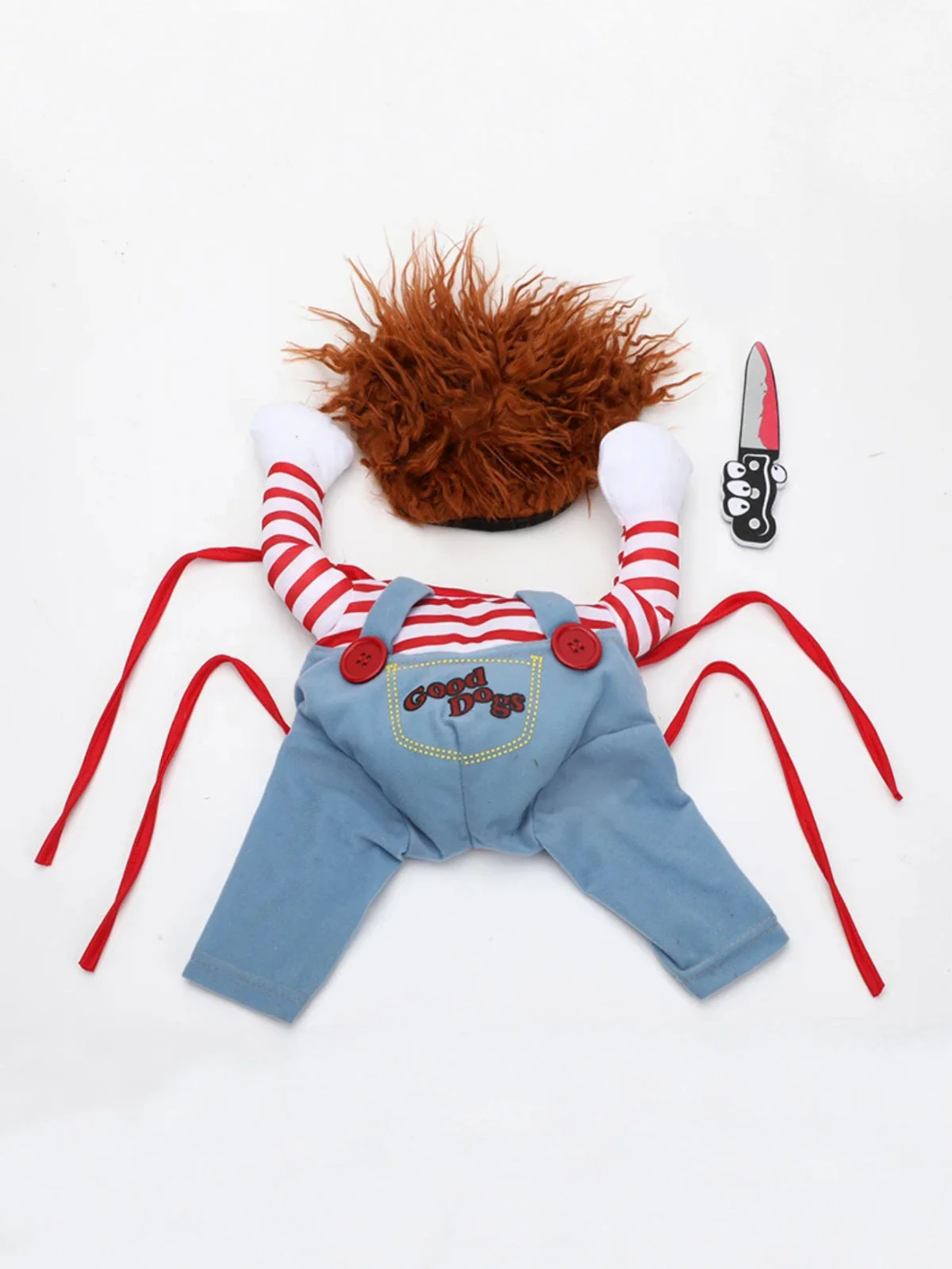 Dog Scary Doll Halloween Costume - Image 5