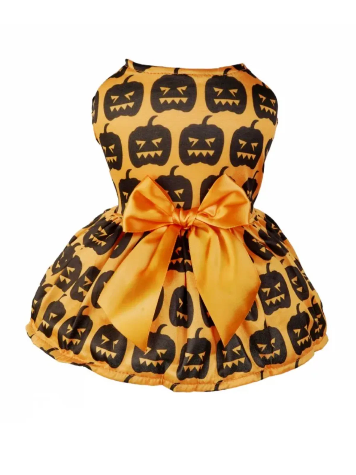 Dog Spooky Pumpkin Skull Halloween Costume - Image 2
