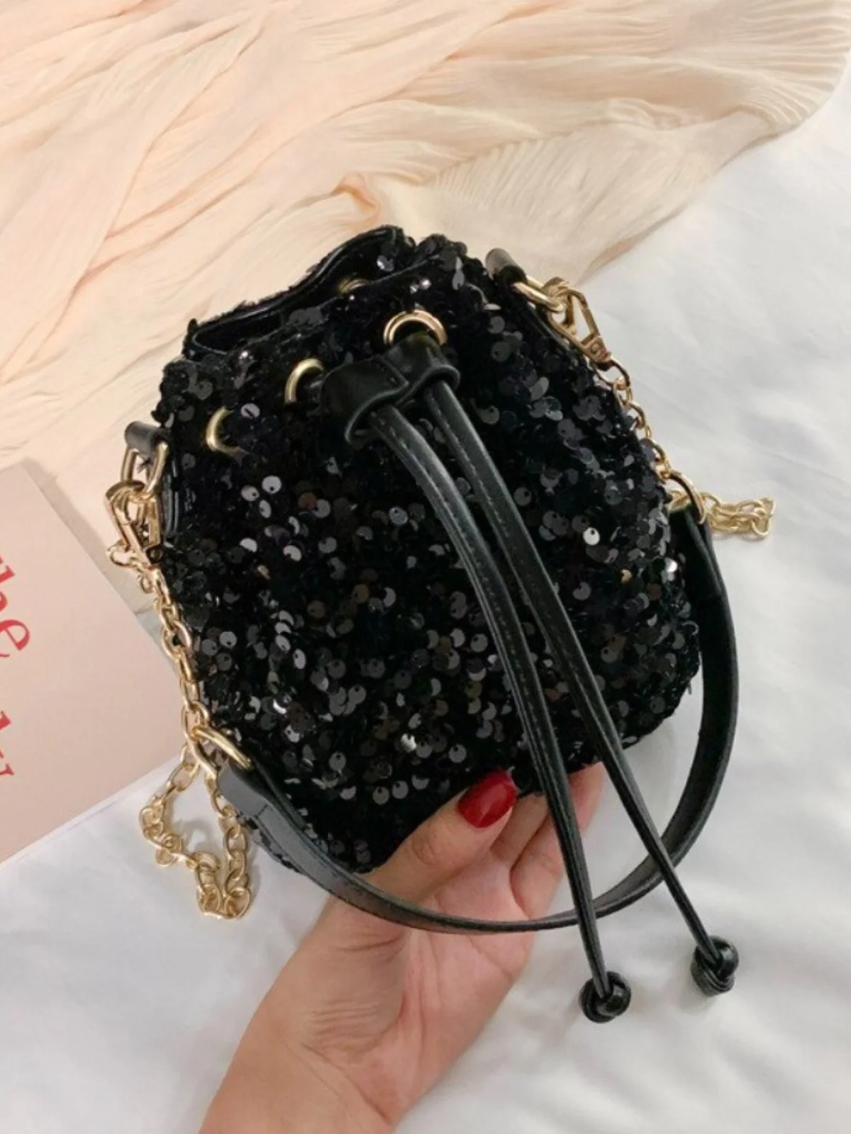 Stunning Sparkle Mini Handbag - Image 3
