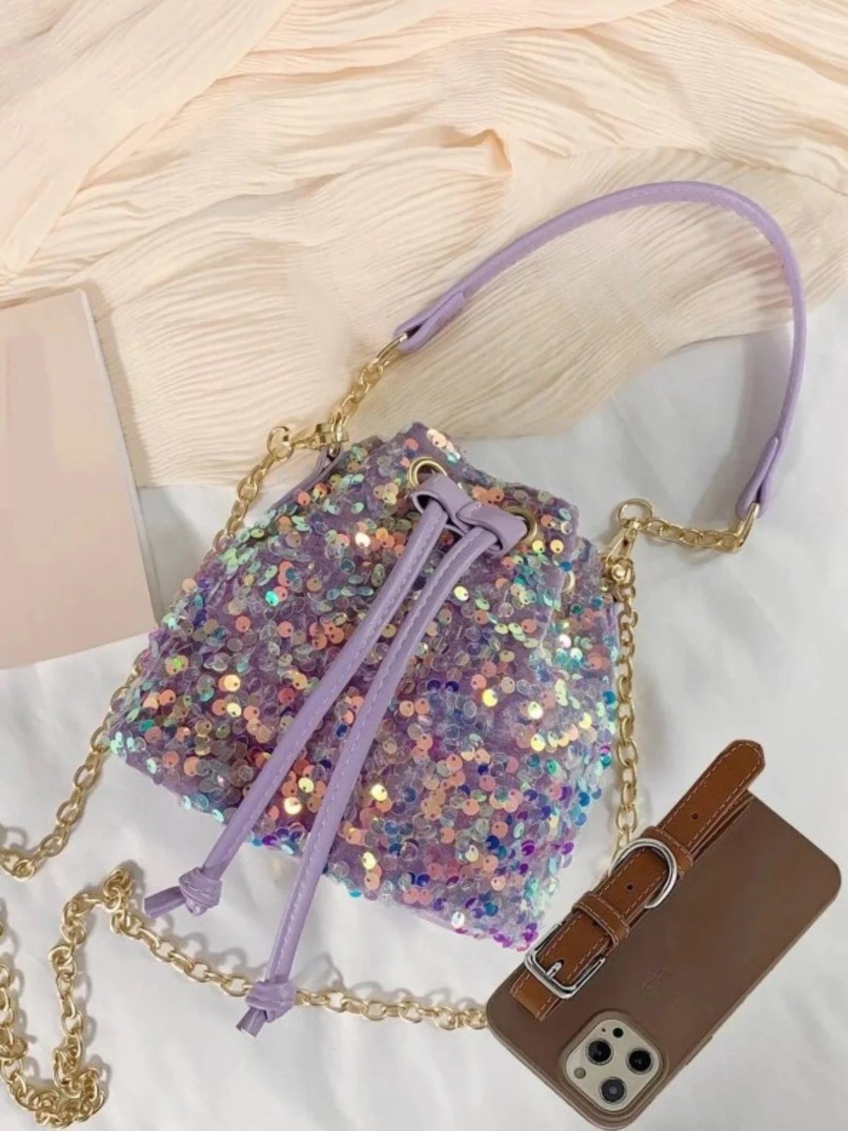 Stunning Sparkle Mini Handbag - Image 4
