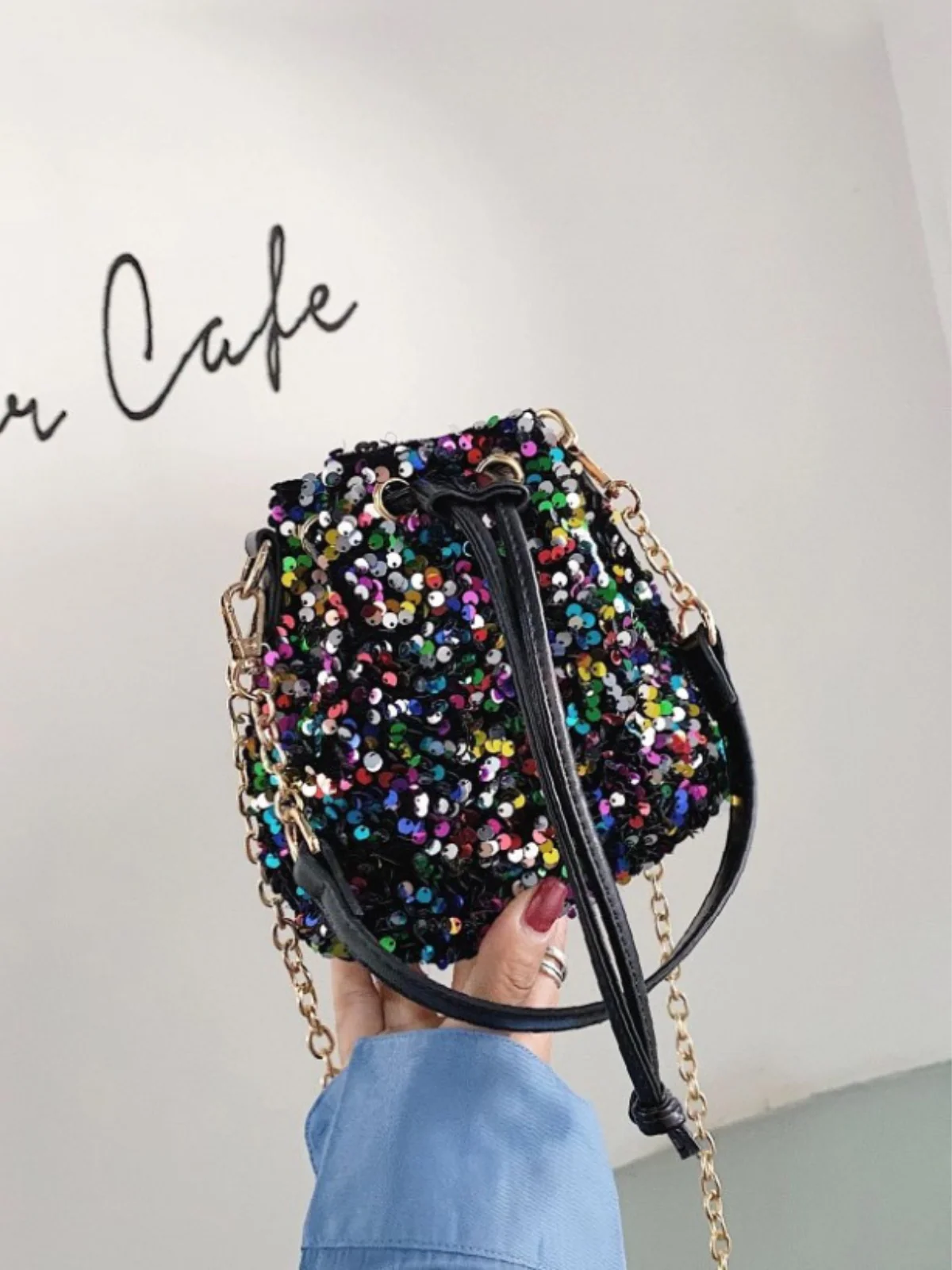Stunning Sparkle Mini Handbag - Image 5