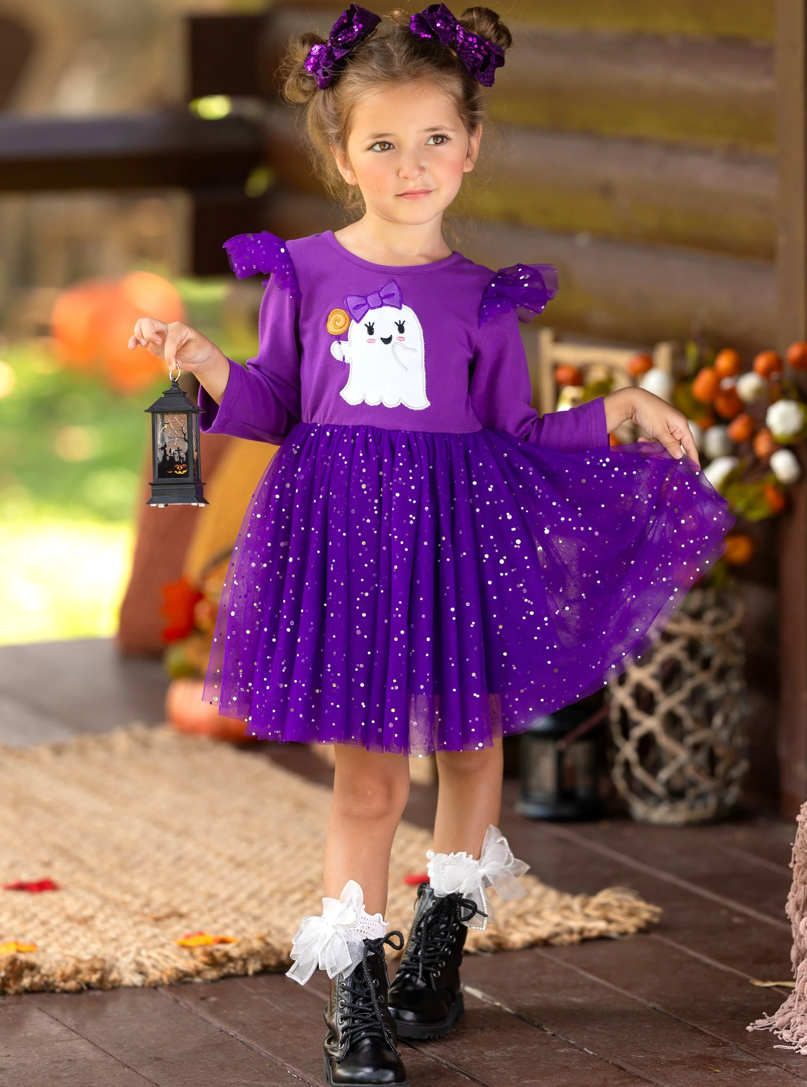 Hey Boo Glitter Tutu Dress - Image 3