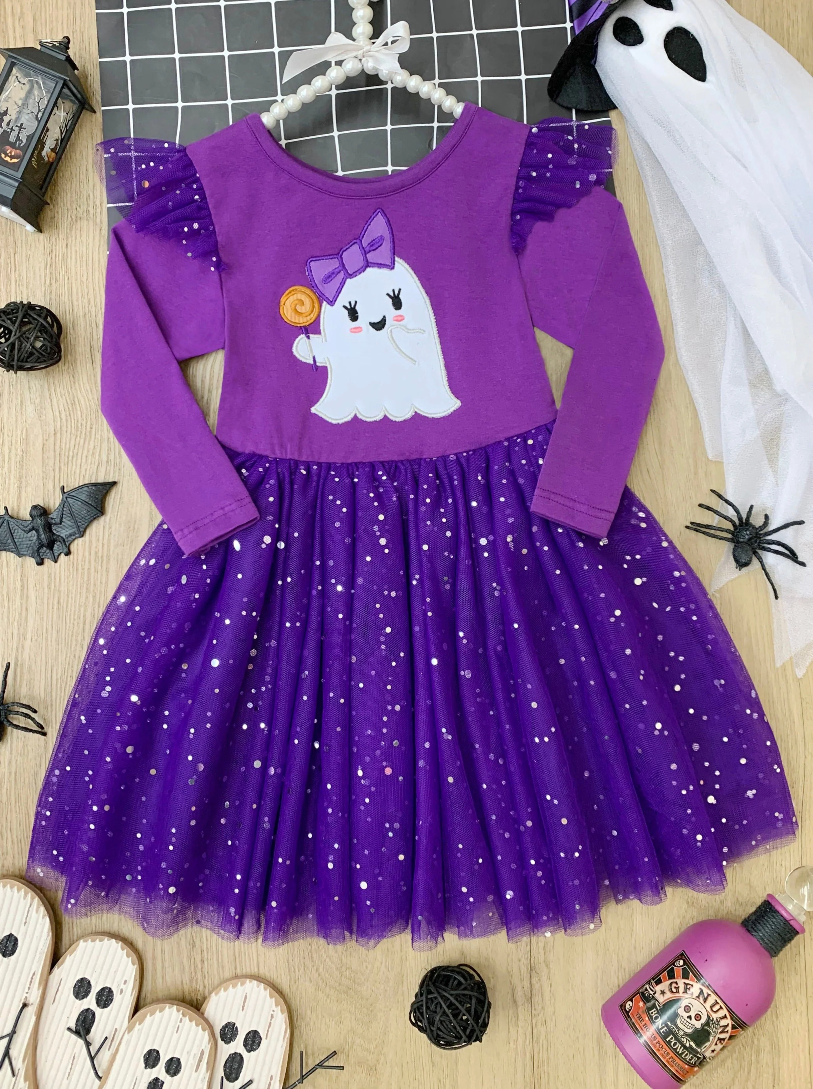 Hey Boo Glitter Tutu Dress - Image 4