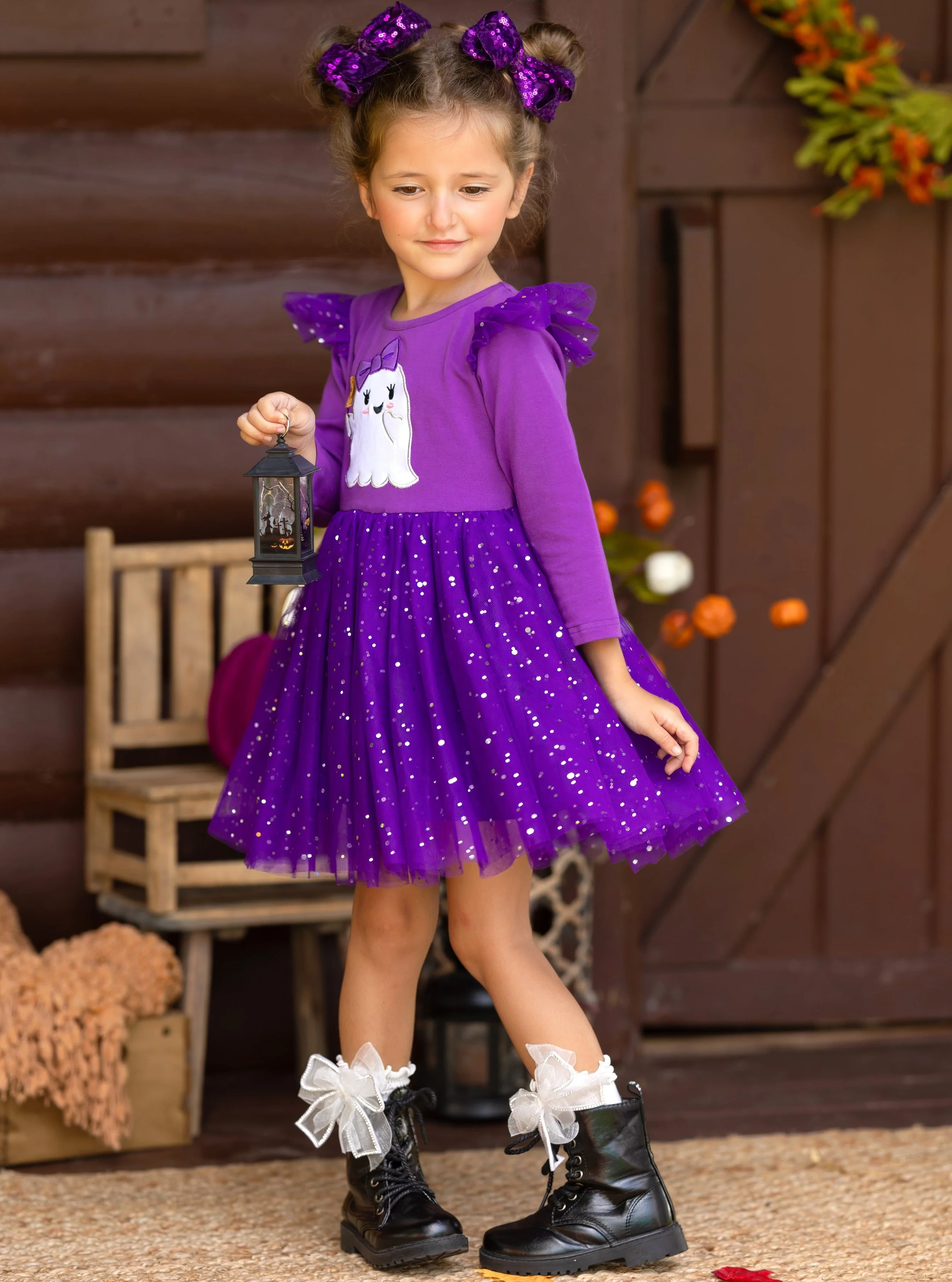 Hey Boo Glitter Tutu Dress - Image 5